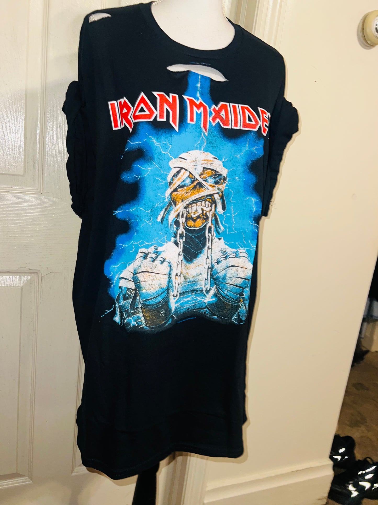 Iron Maiden Oversized Distressed Tee