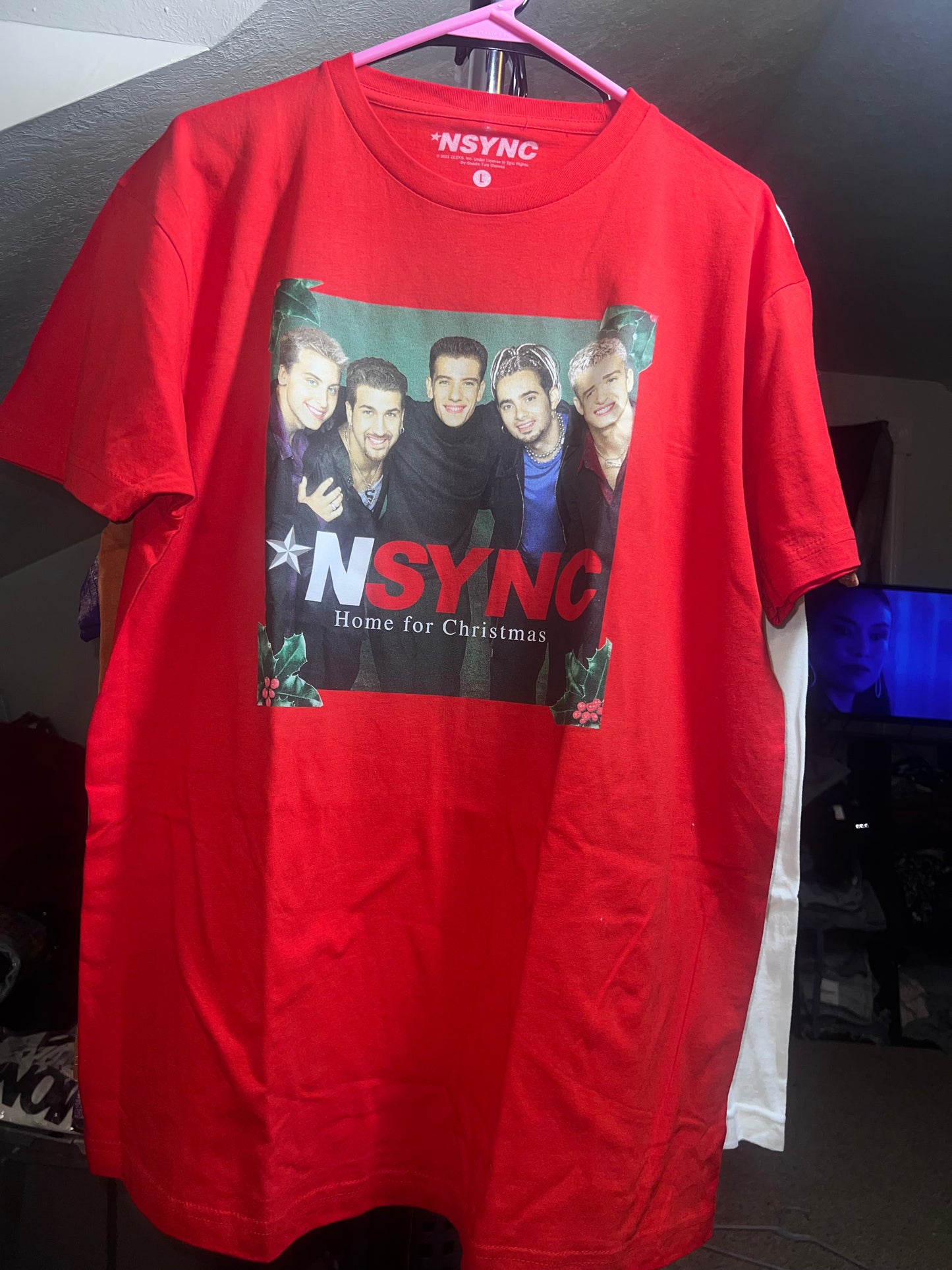 NSYNC Home for Christmas Oversized Tee