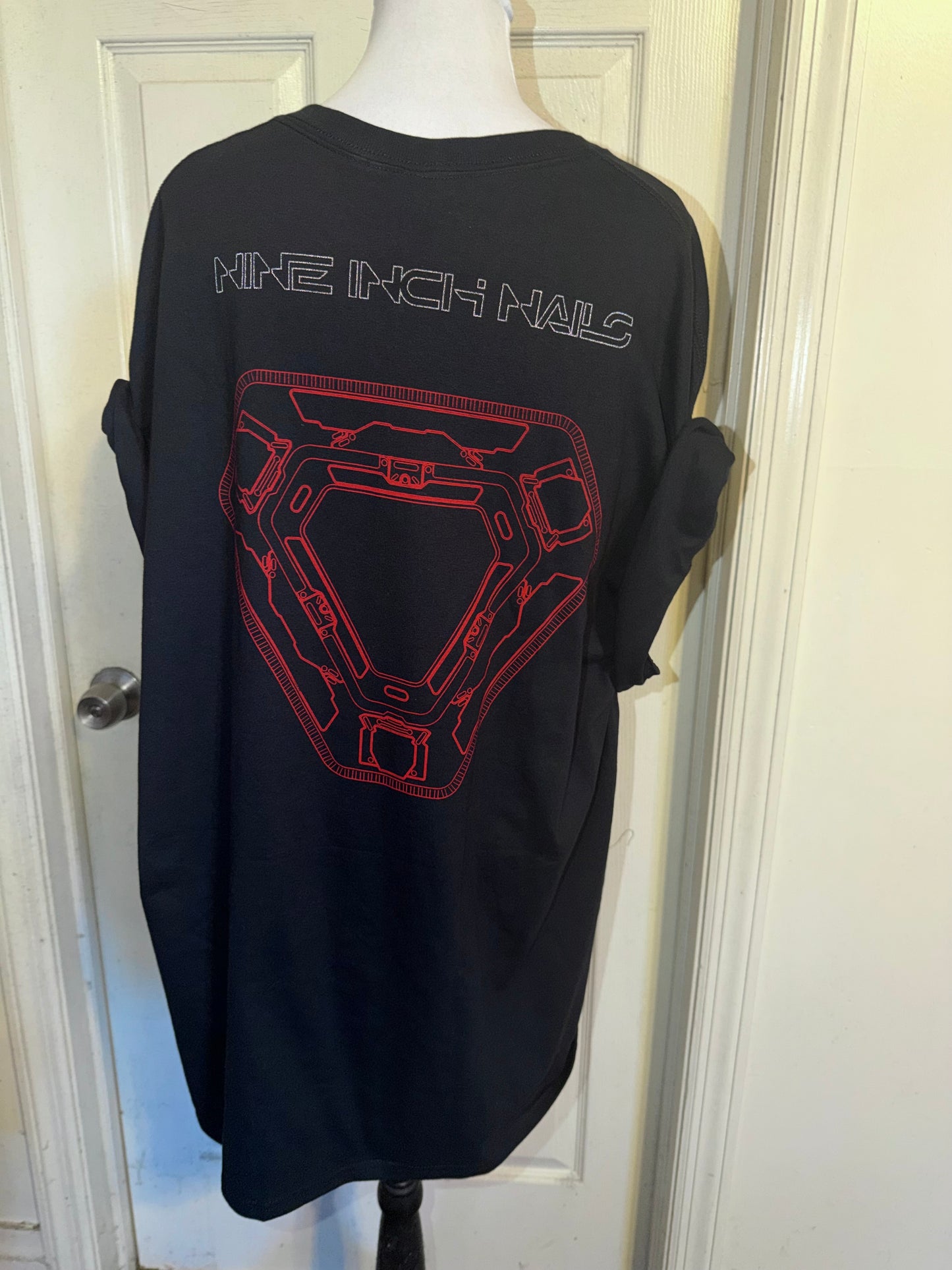 Nine Inch Nails Double Sided Oversized Distressed Tee