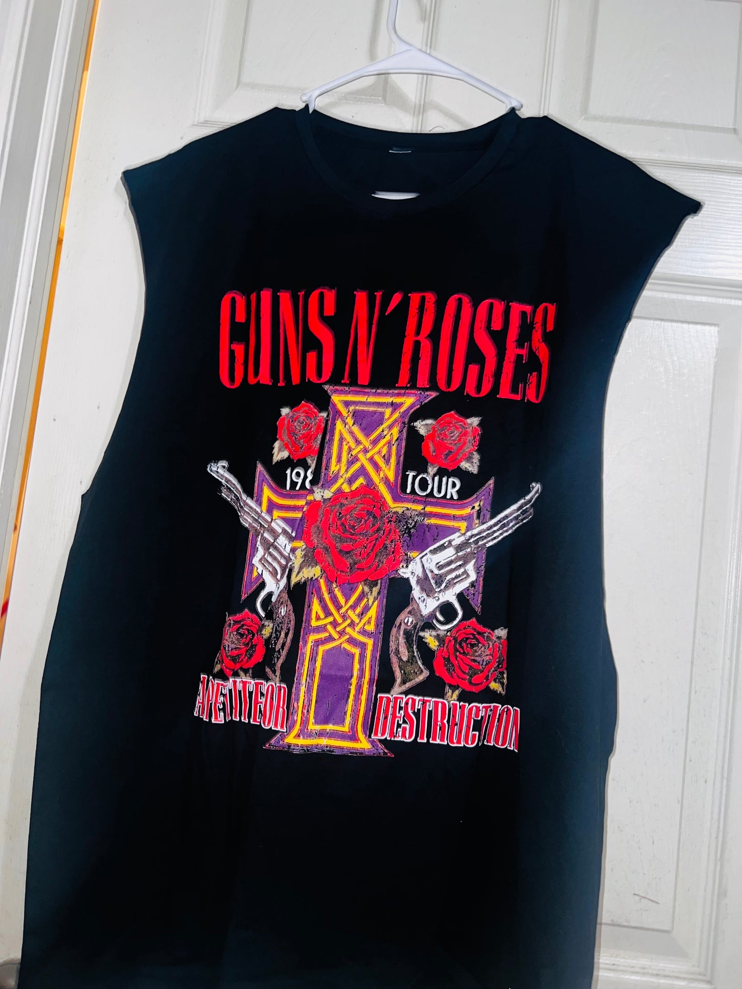 Guns n Roses Oversized Distressed Shirt (possibly dress)