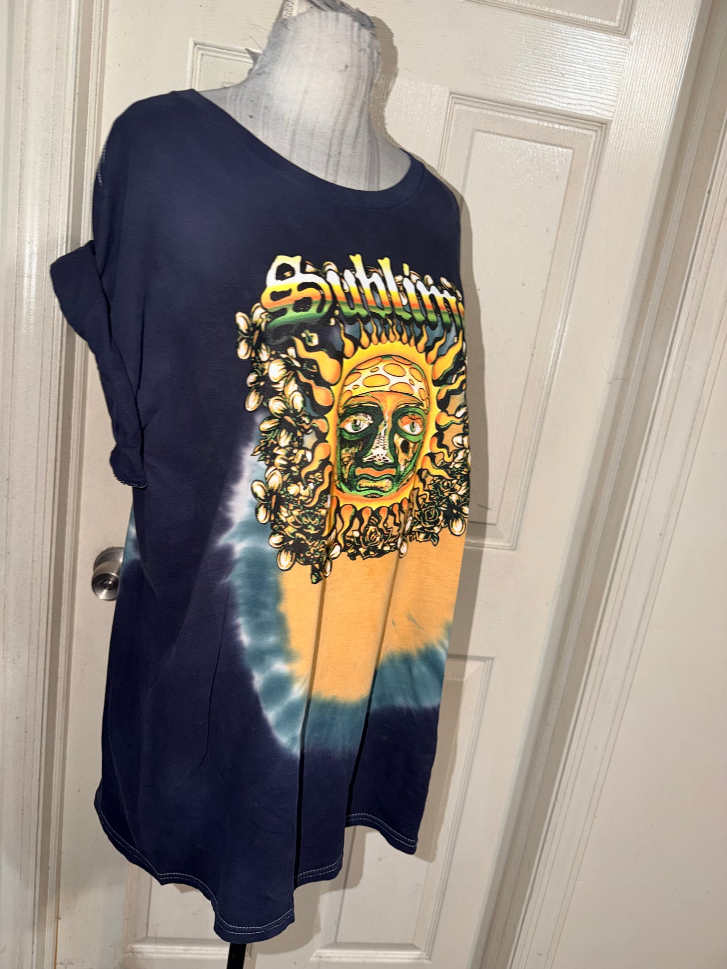 Sublime Double Sided Oversized Distressed Tee