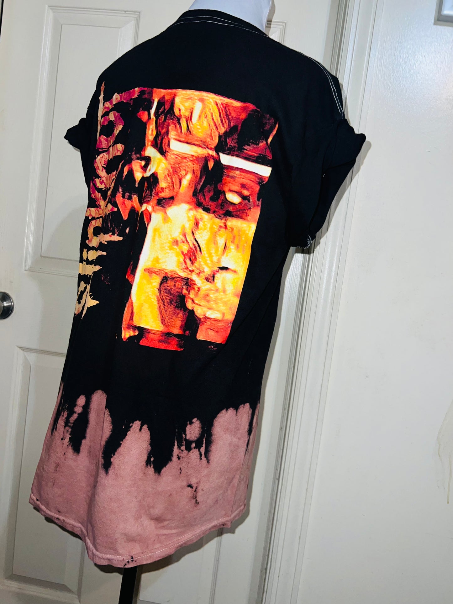 Slipknot Double Sided Oversized Distressed Tee