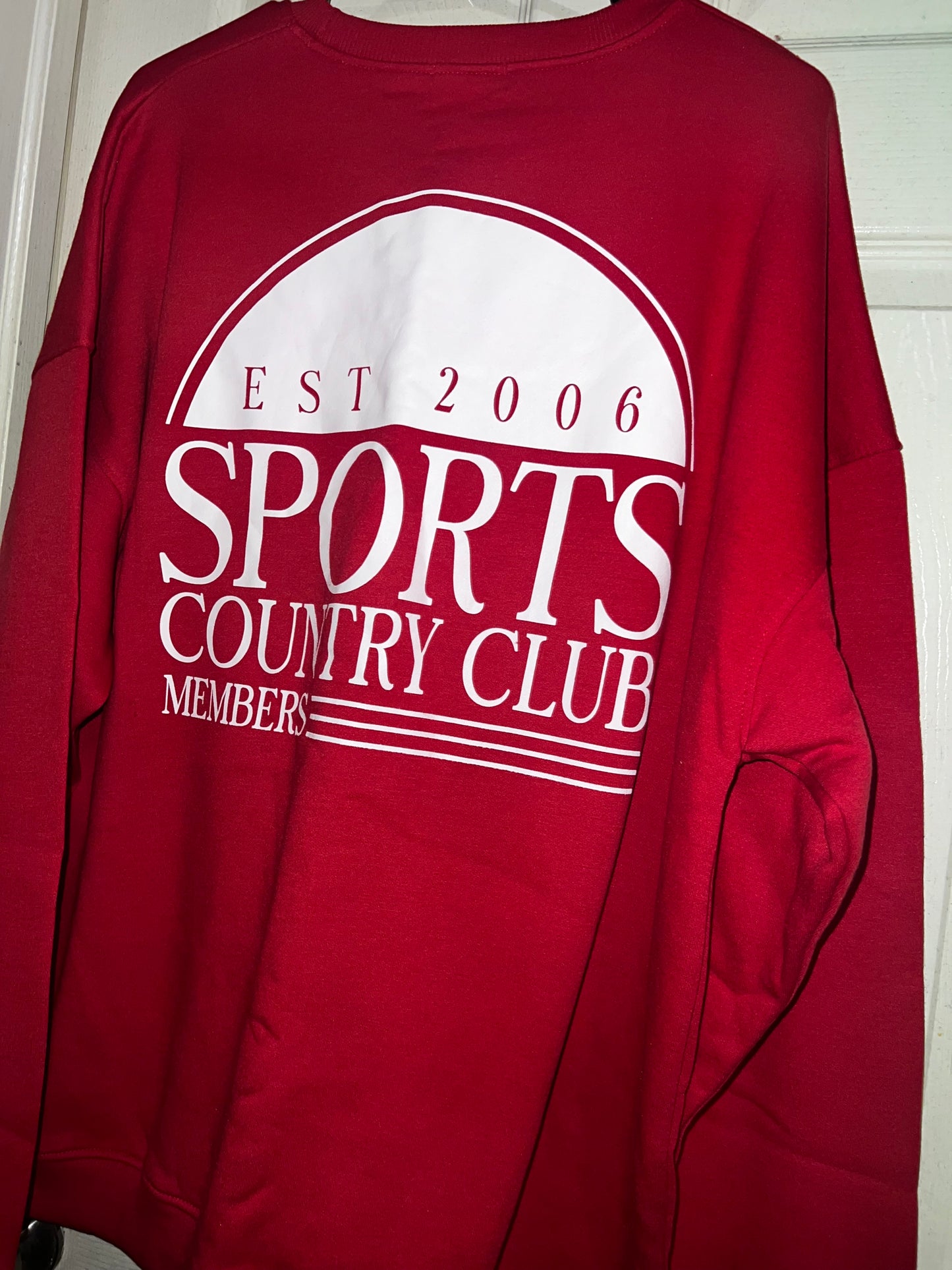Sports Country Club Oversized Sweatshirt