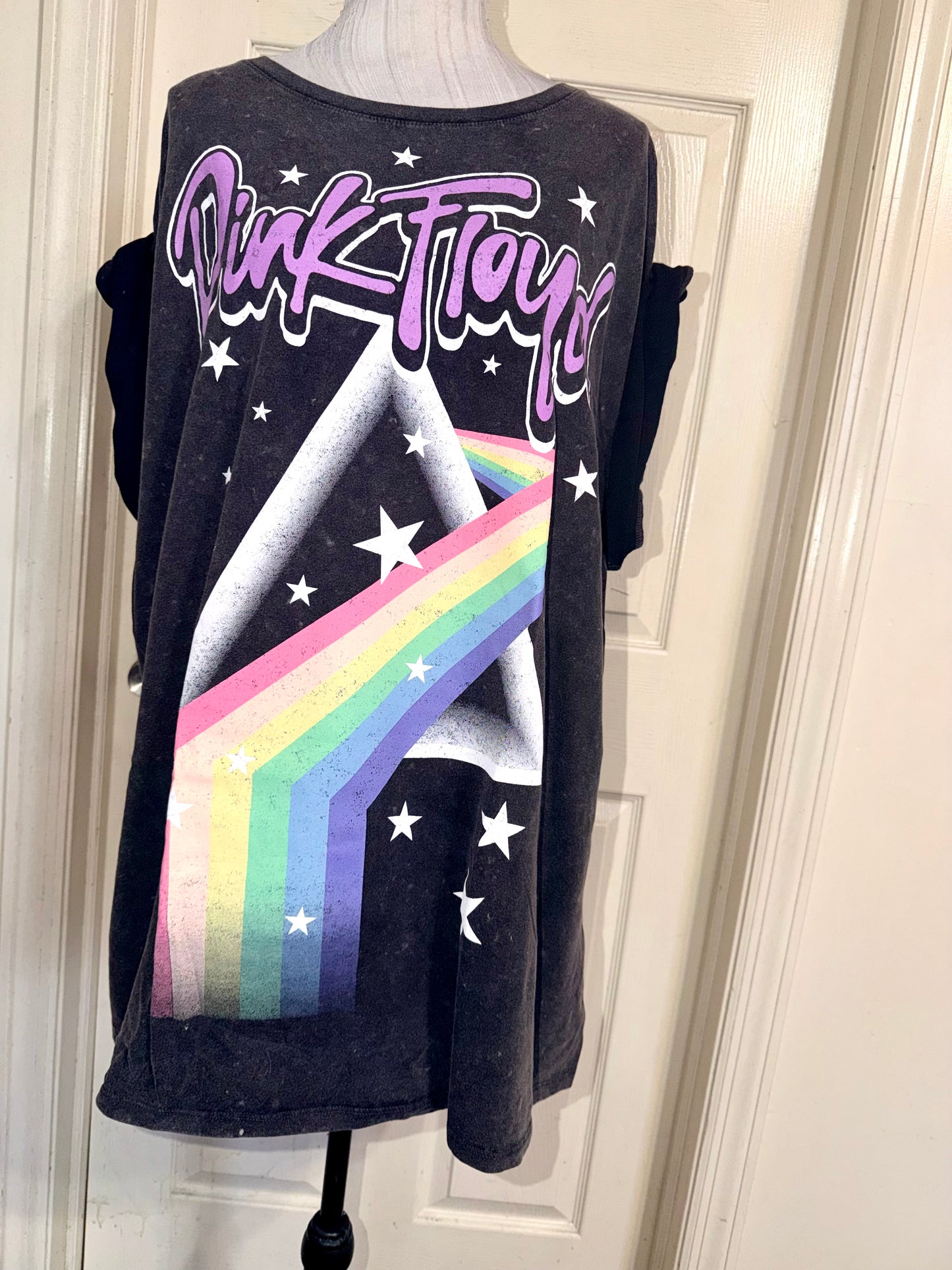 Pink Floyd Double Sided Oversized Distressed Tee