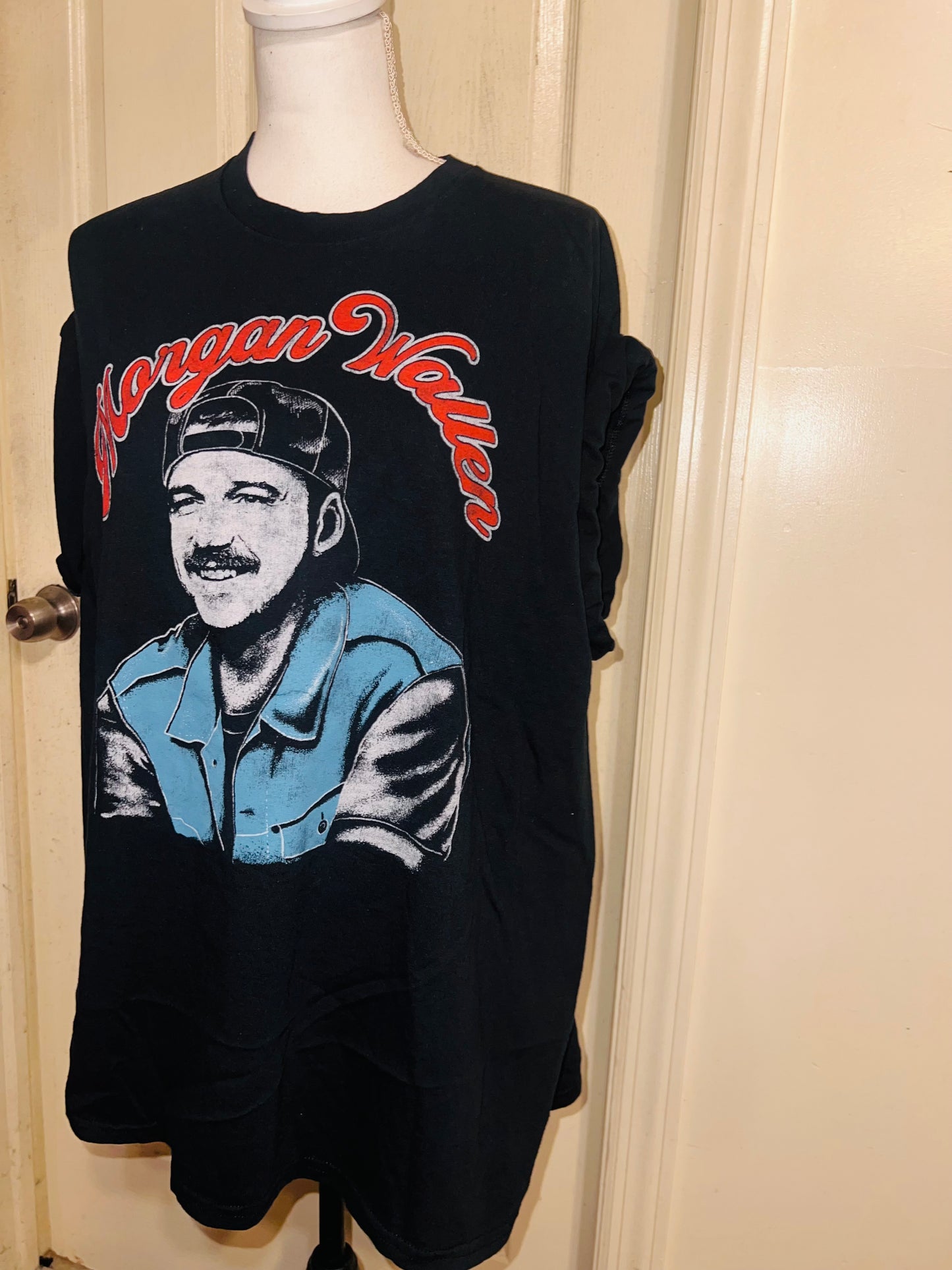 Morgan Wallen Oversized Distressed Tee