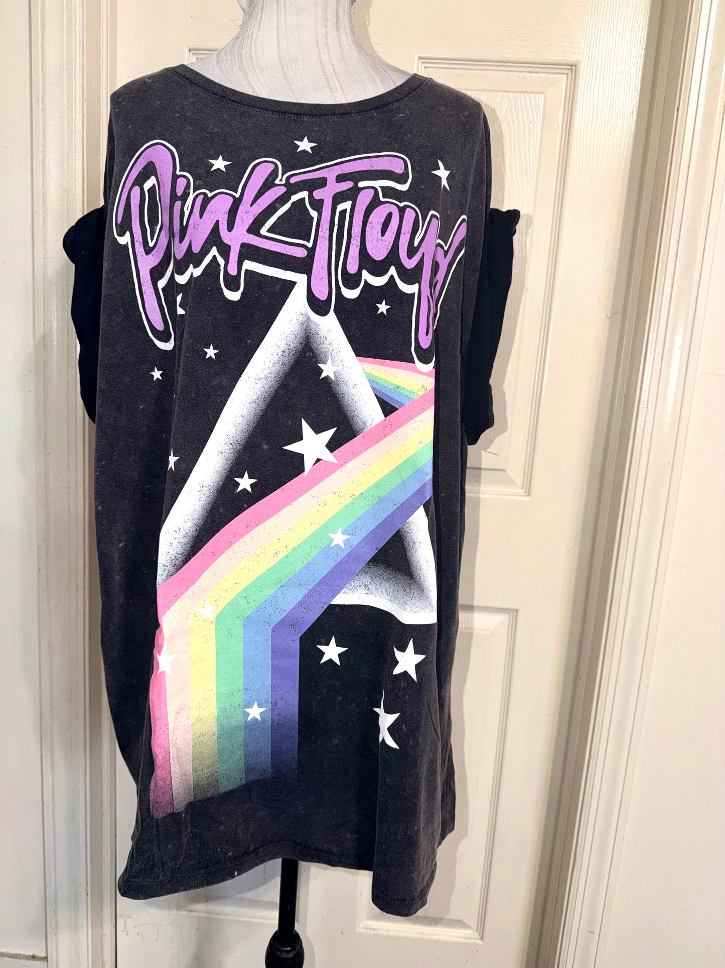 Pink Floyd Double Sided Oversized Distressed Tee