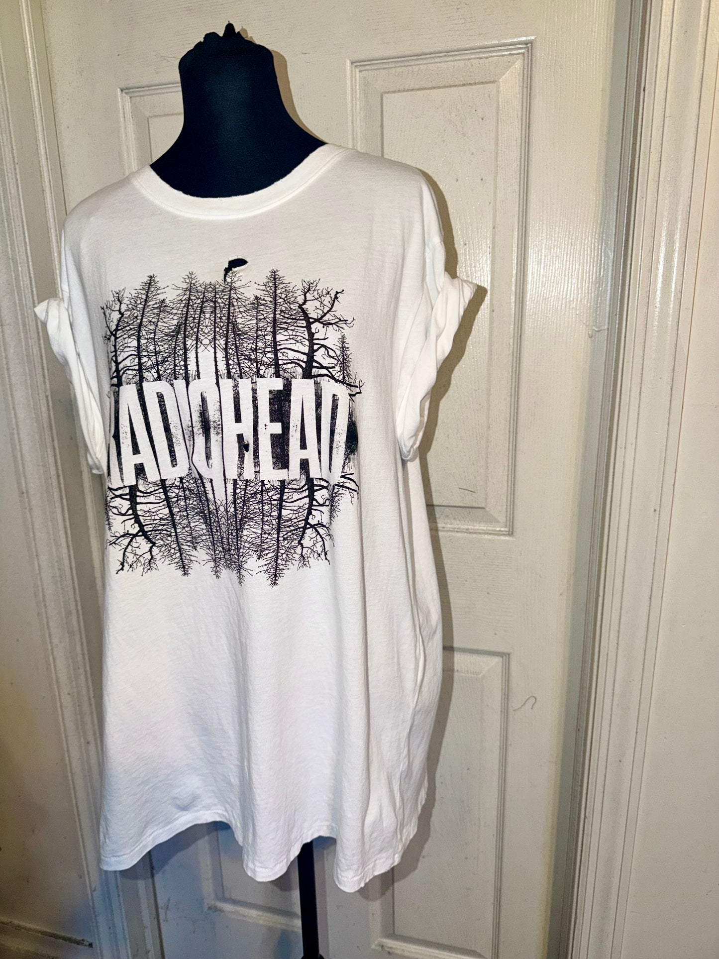 Radiohead Oversized Distressed Tee