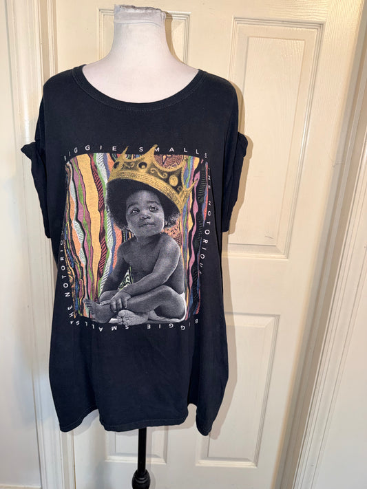 Notorious BIG Oversized Distressed Tee