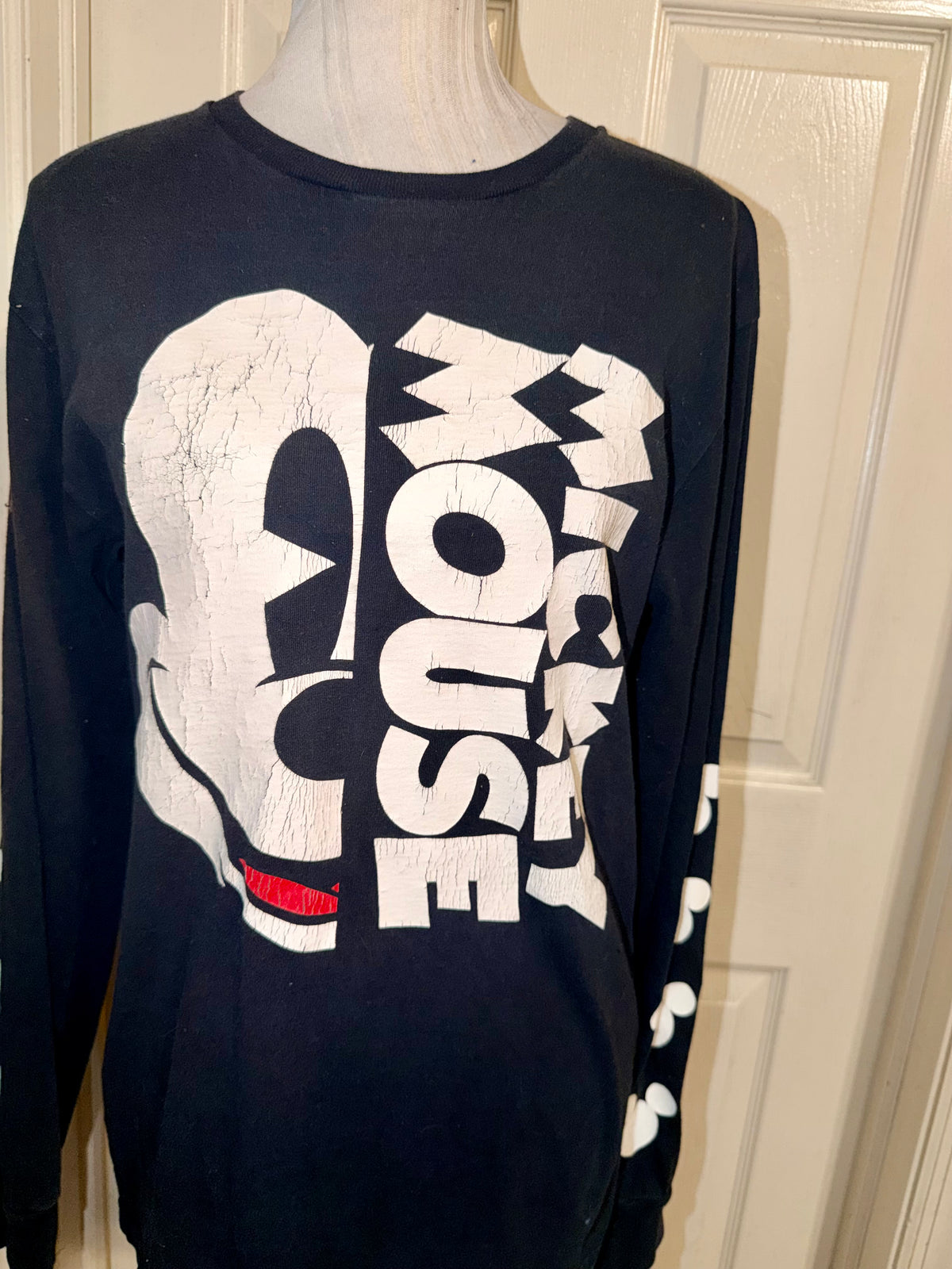 Mickey Mouse Vintage Oversized Long Sleeve Tee