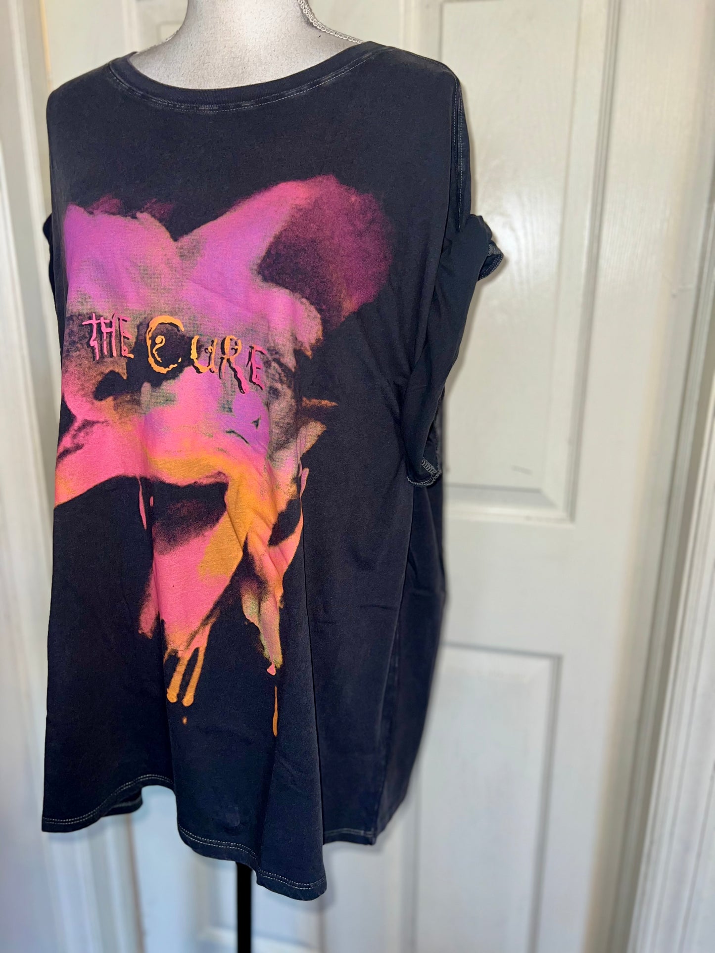 The Cure Oversized Distressed Tee