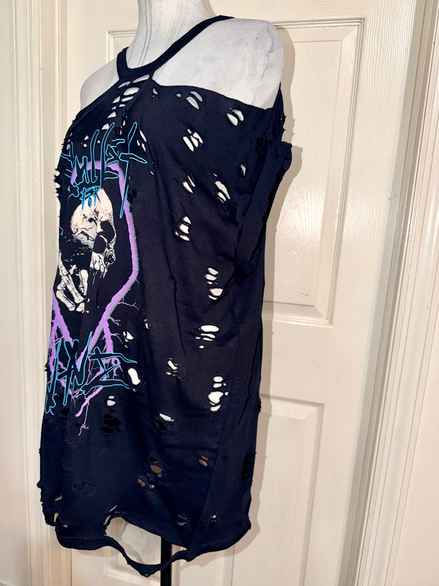 Bullet for my Valentine Oversized Distressed Tee