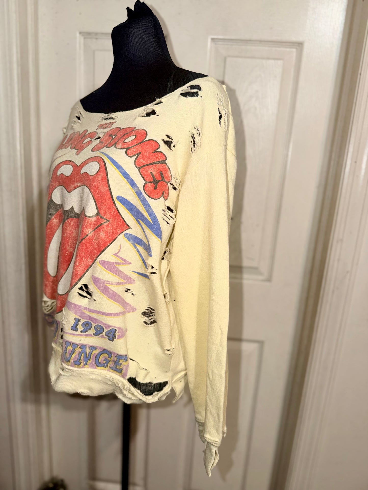 The Rolling Stones Distressed Sweatshirt