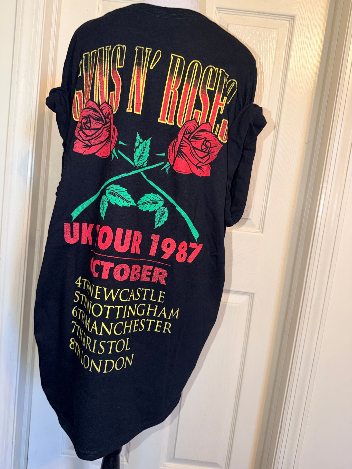 Guns N’ Roses Double Sided Oversized Distressed Tee
