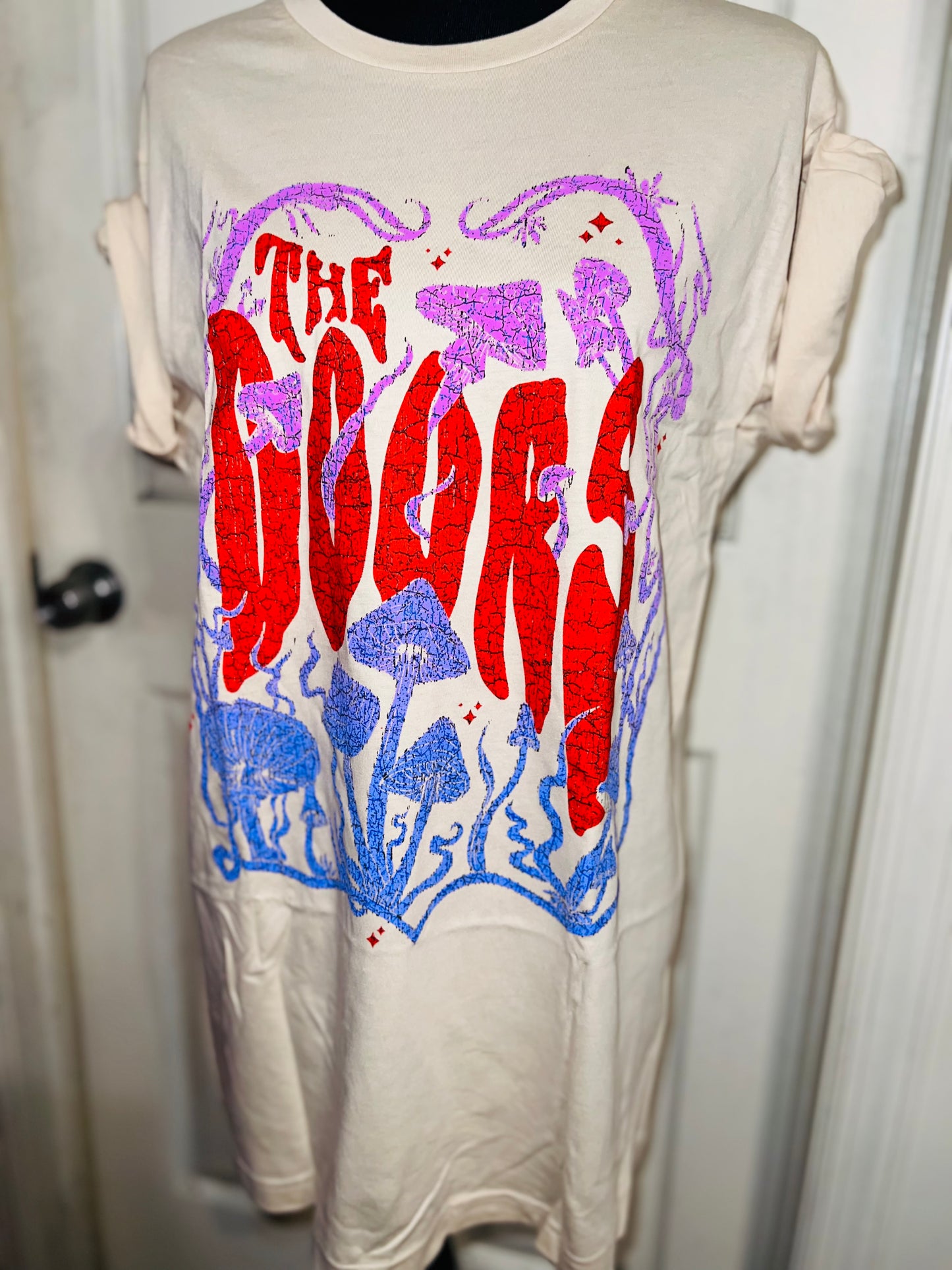 The Doors Oversized Distressed T-Shirt