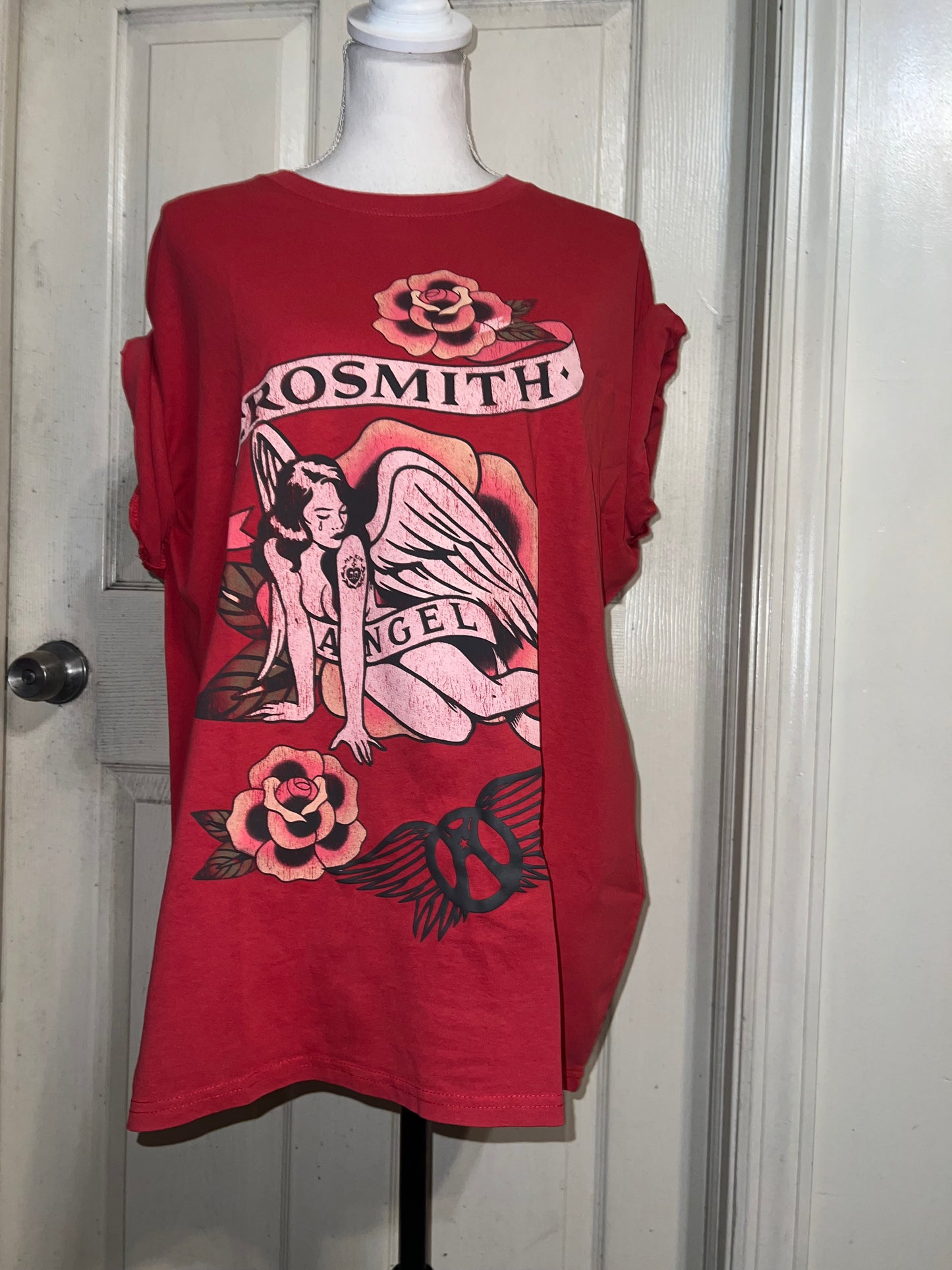 Aerosmith Oversized Distressed Tee