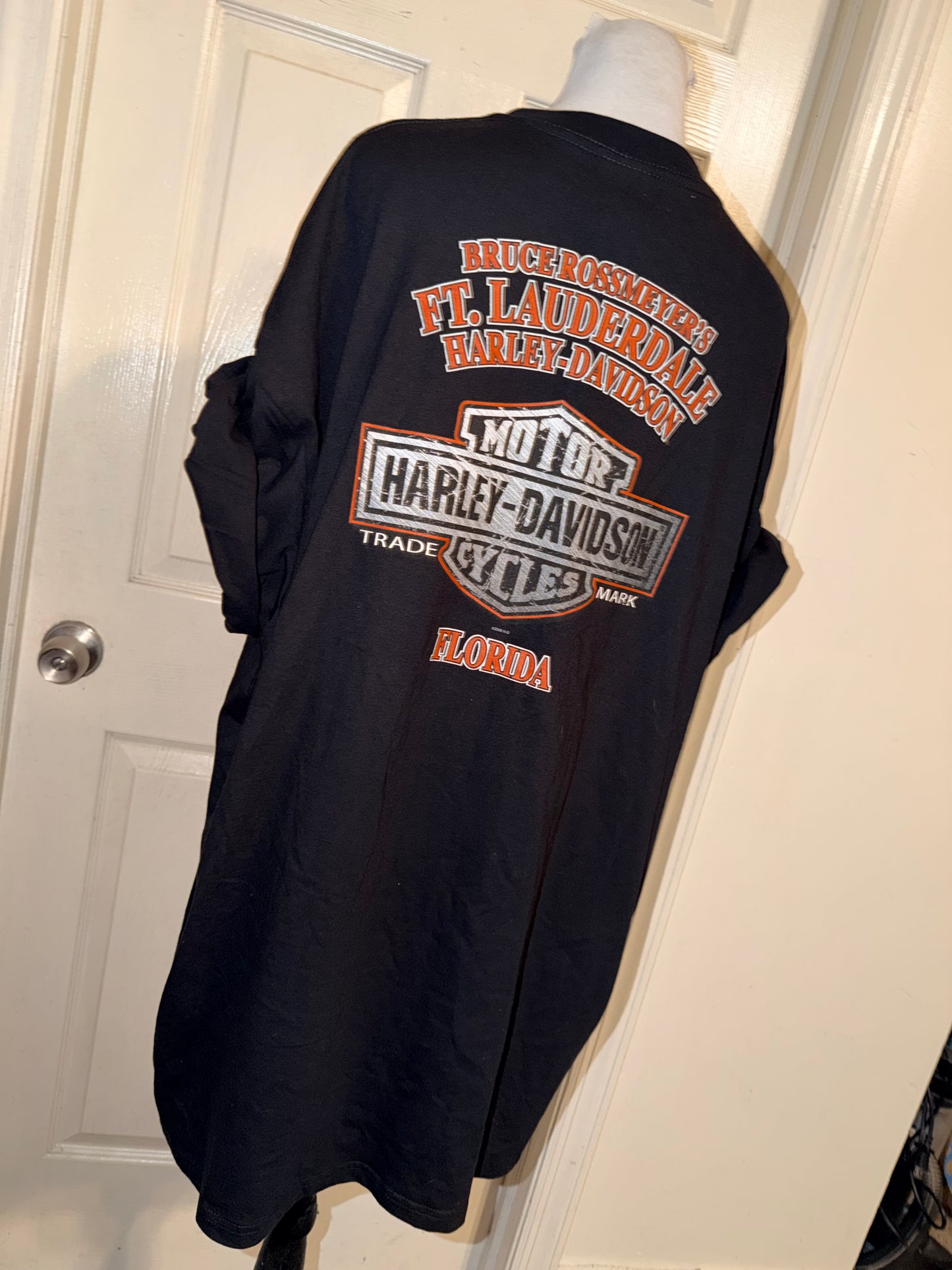 Harley Davidson Vintage Double Sided Oversized Tee