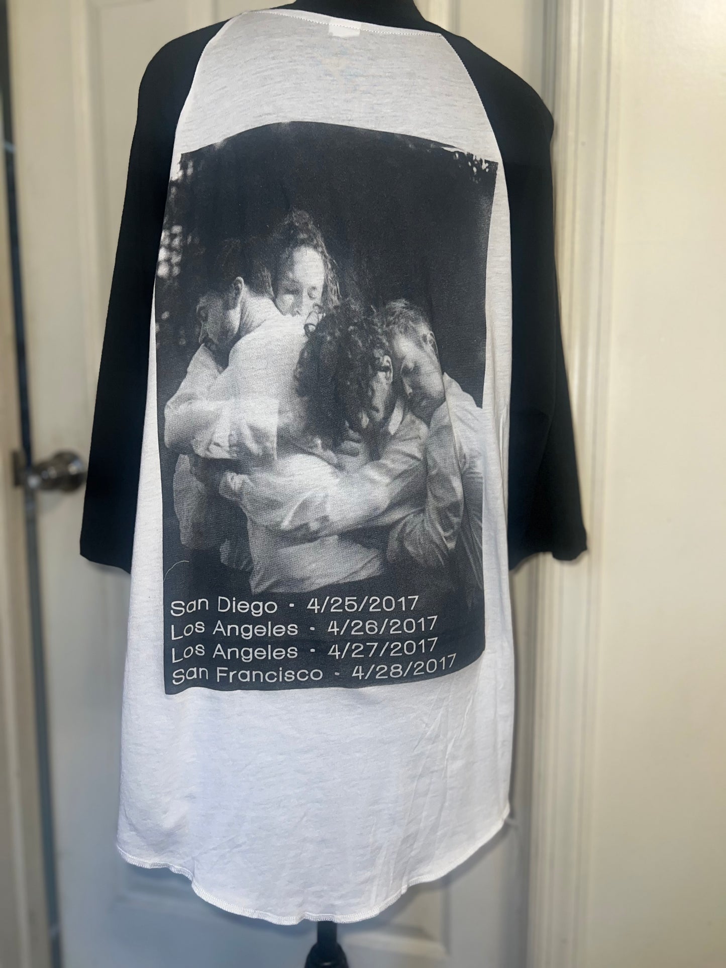 The 1975 Raglan Double Sided Oversized Tee (picture on back)