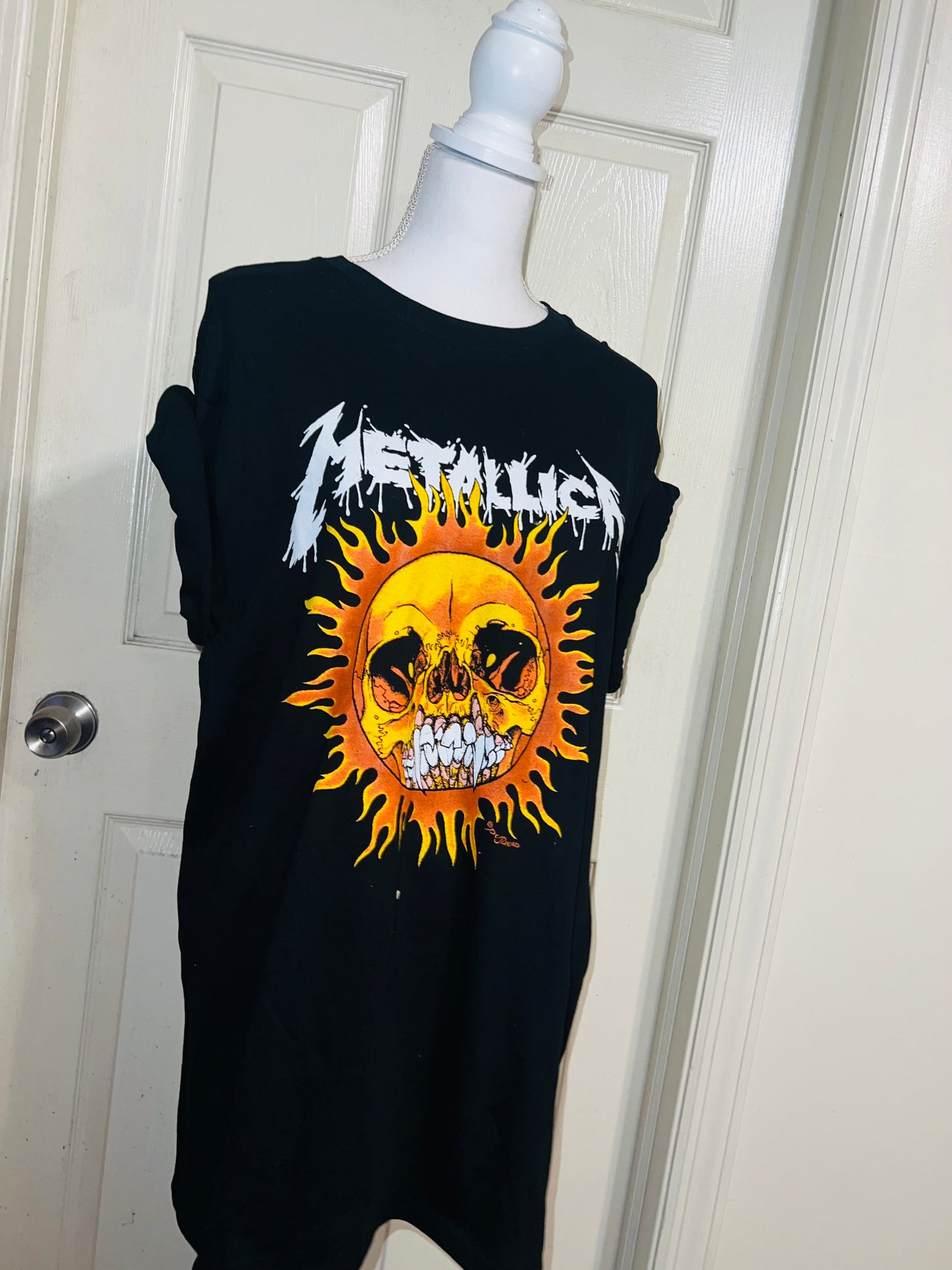 Metallica Oversized Distressed Tee