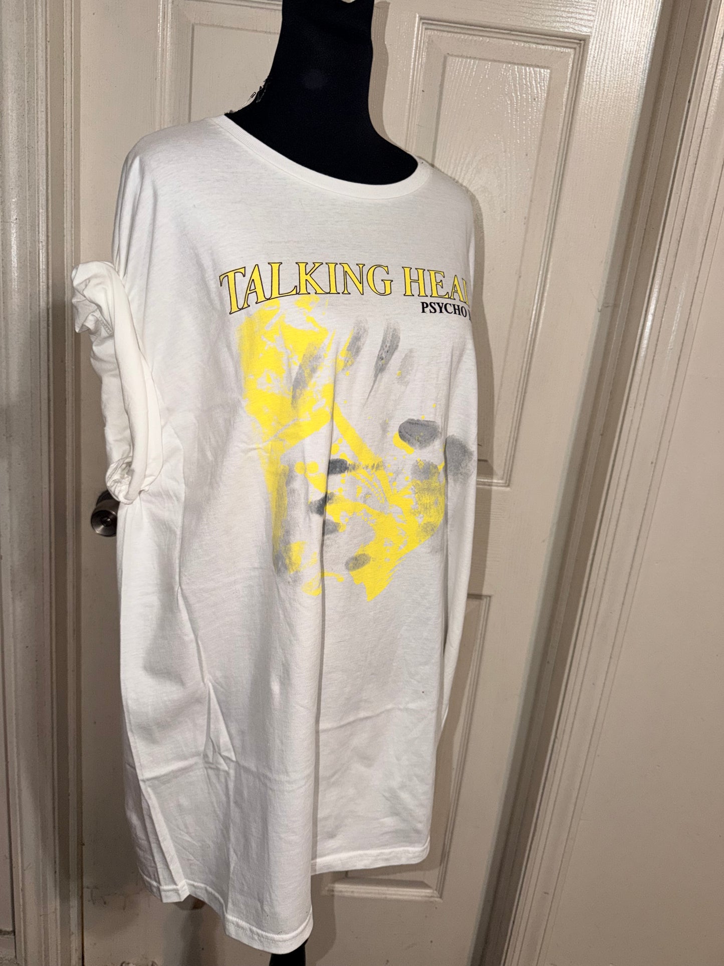 The Talking Heads Oversized Distressed Tee