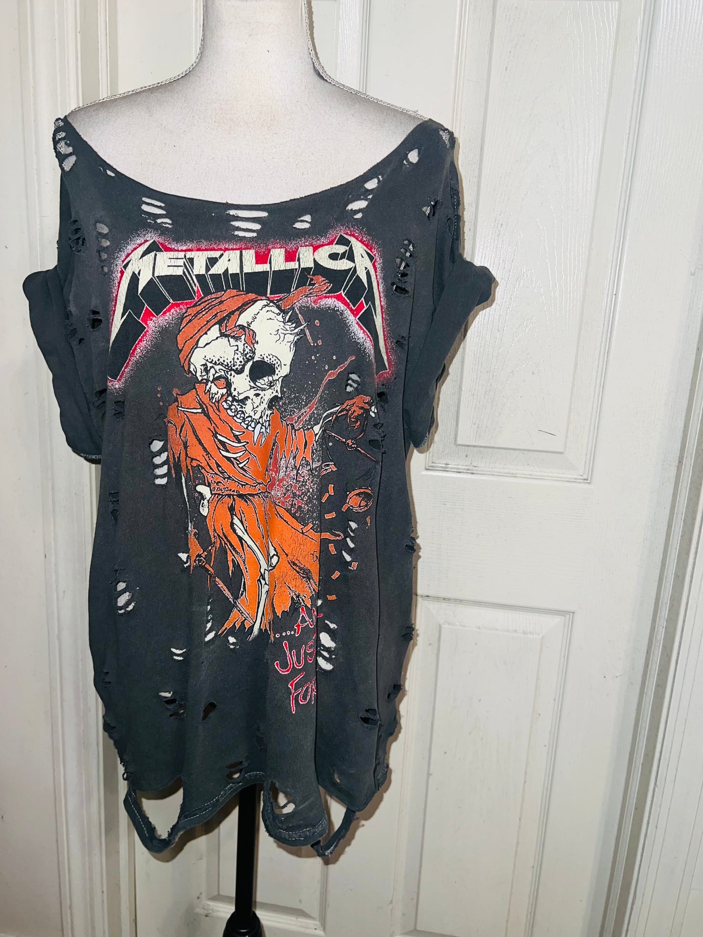 Metallica Oversized Distressed Tee (As Is)