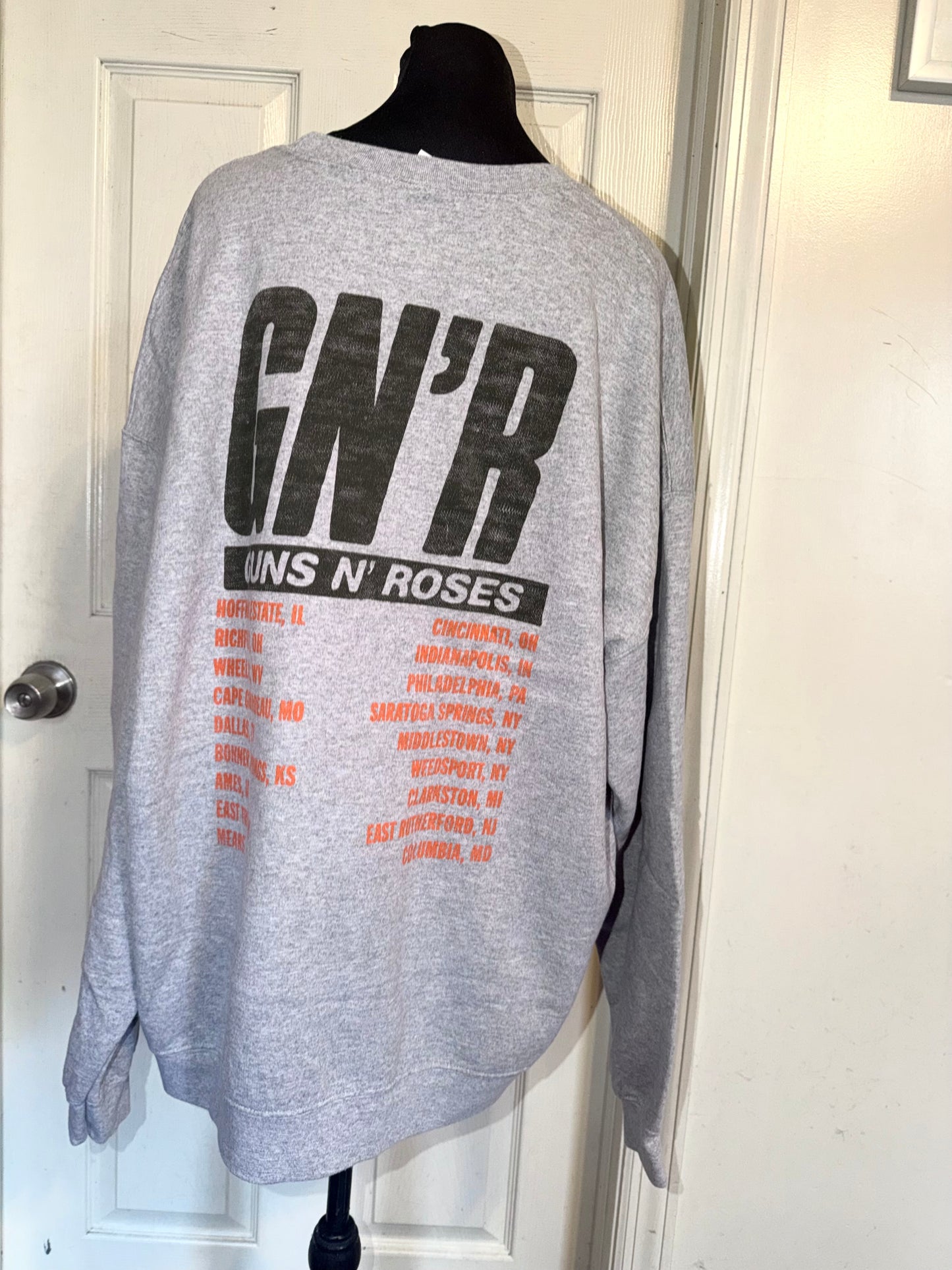 Guns N’ Roses Double Sided Oversized Sweatshirt
