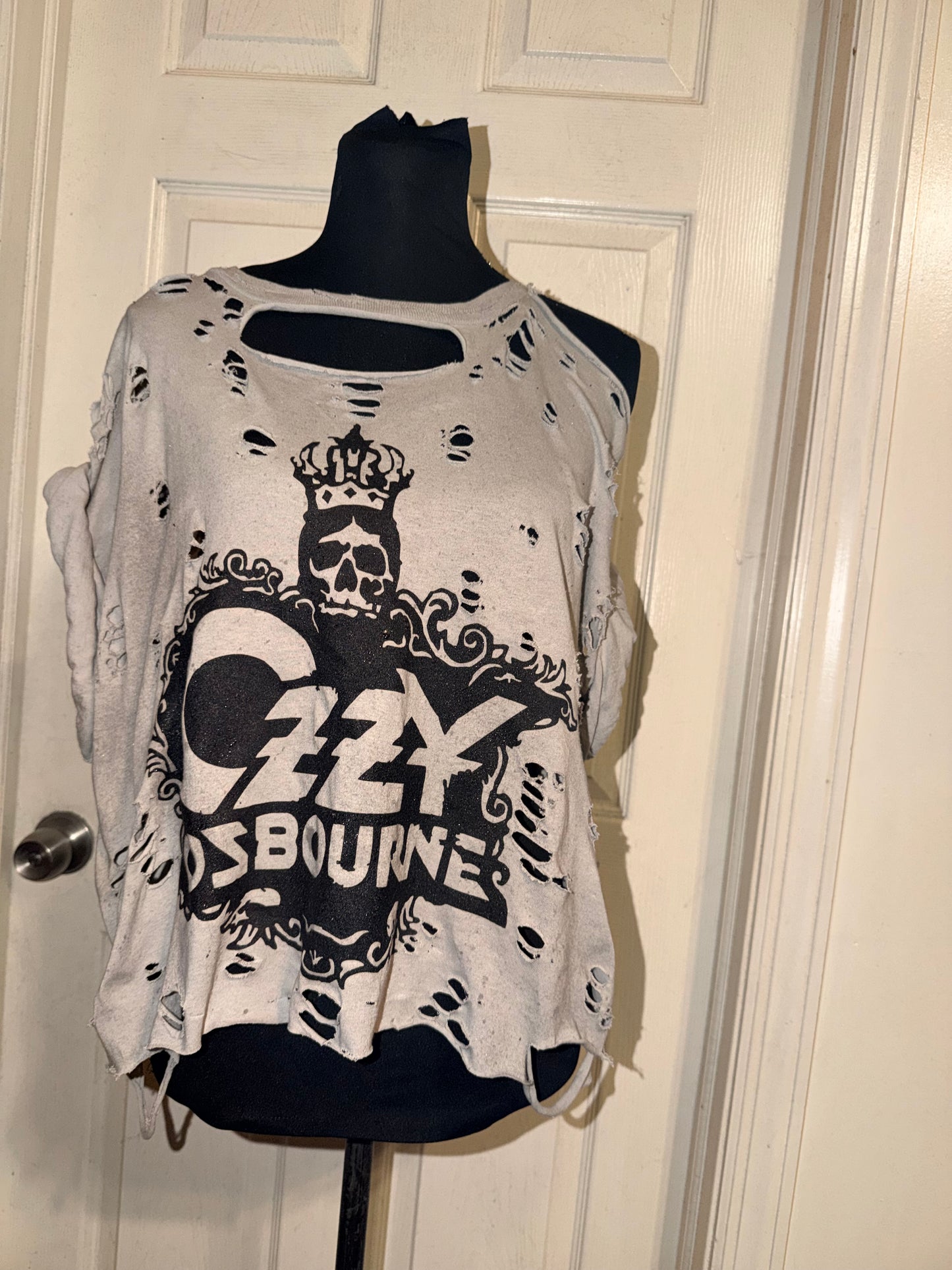 Ozzy Osbourne Oversized Distressed Tee (As Is)