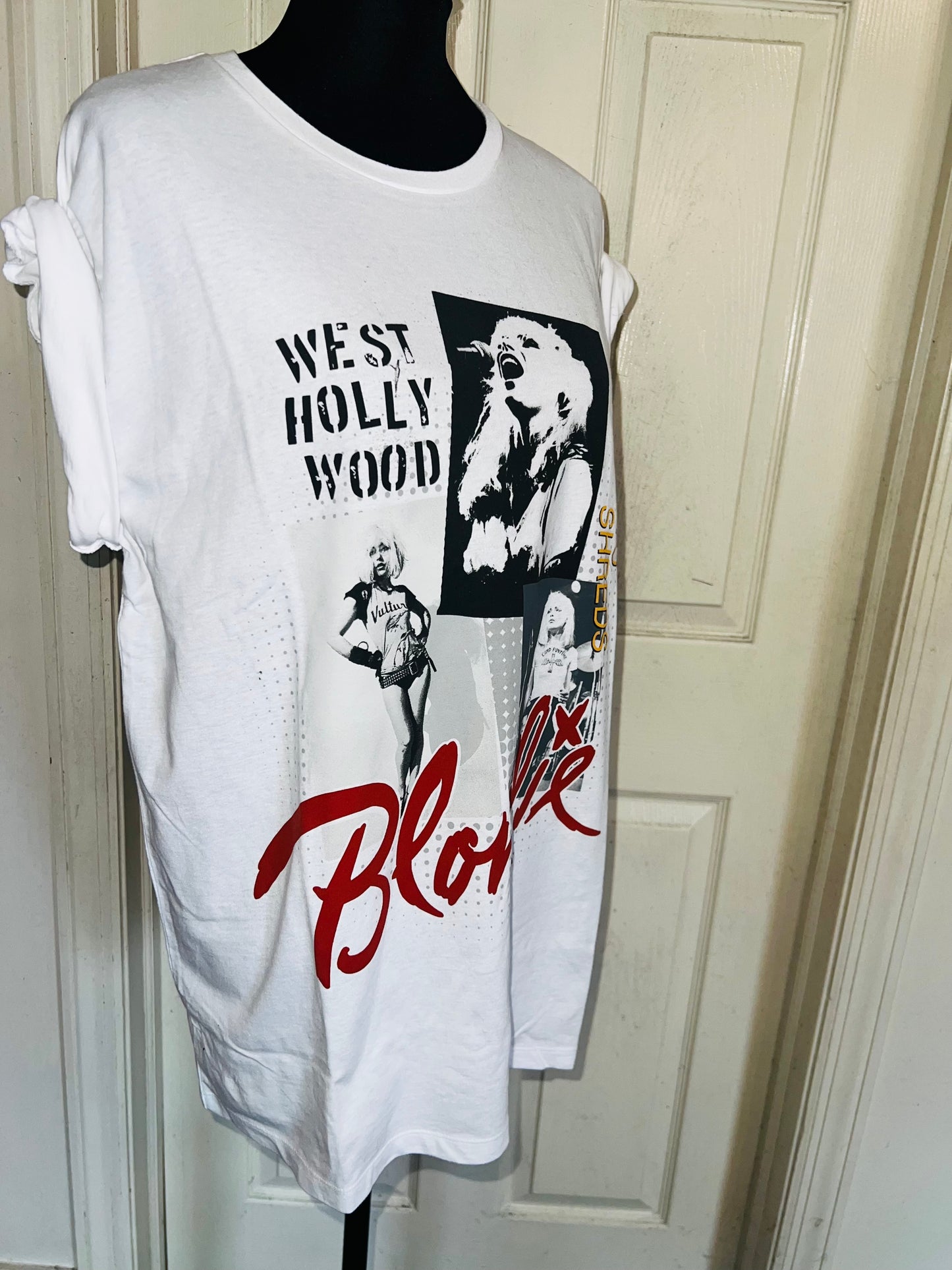 Blondie Oversized Distressed Tee