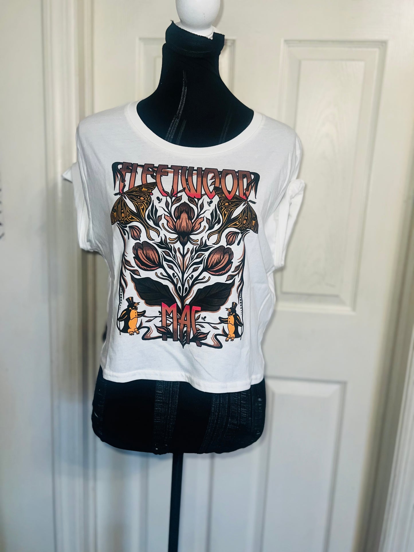 Fleetwood Mac Distressed Baby Tee