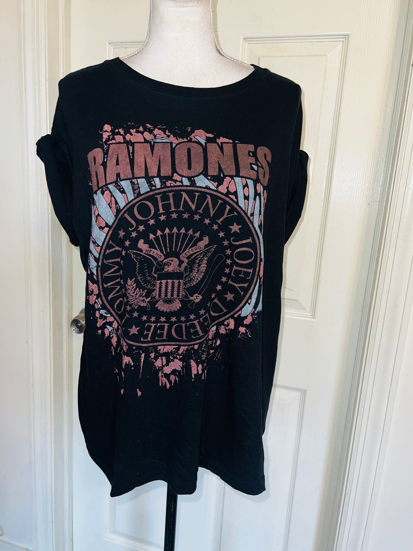 Ramones Oversized Distressed Tee