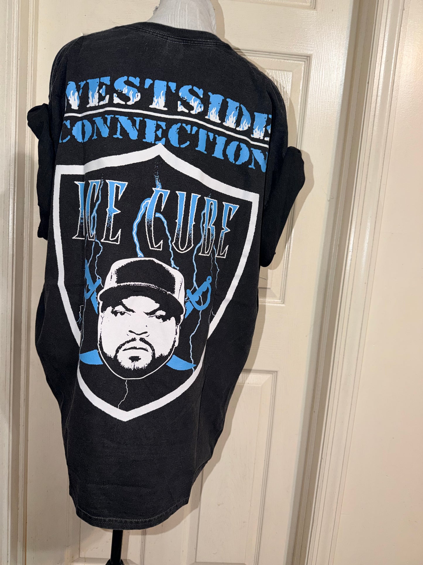 Ice Cube Double Sided Oversized Distressed Tee