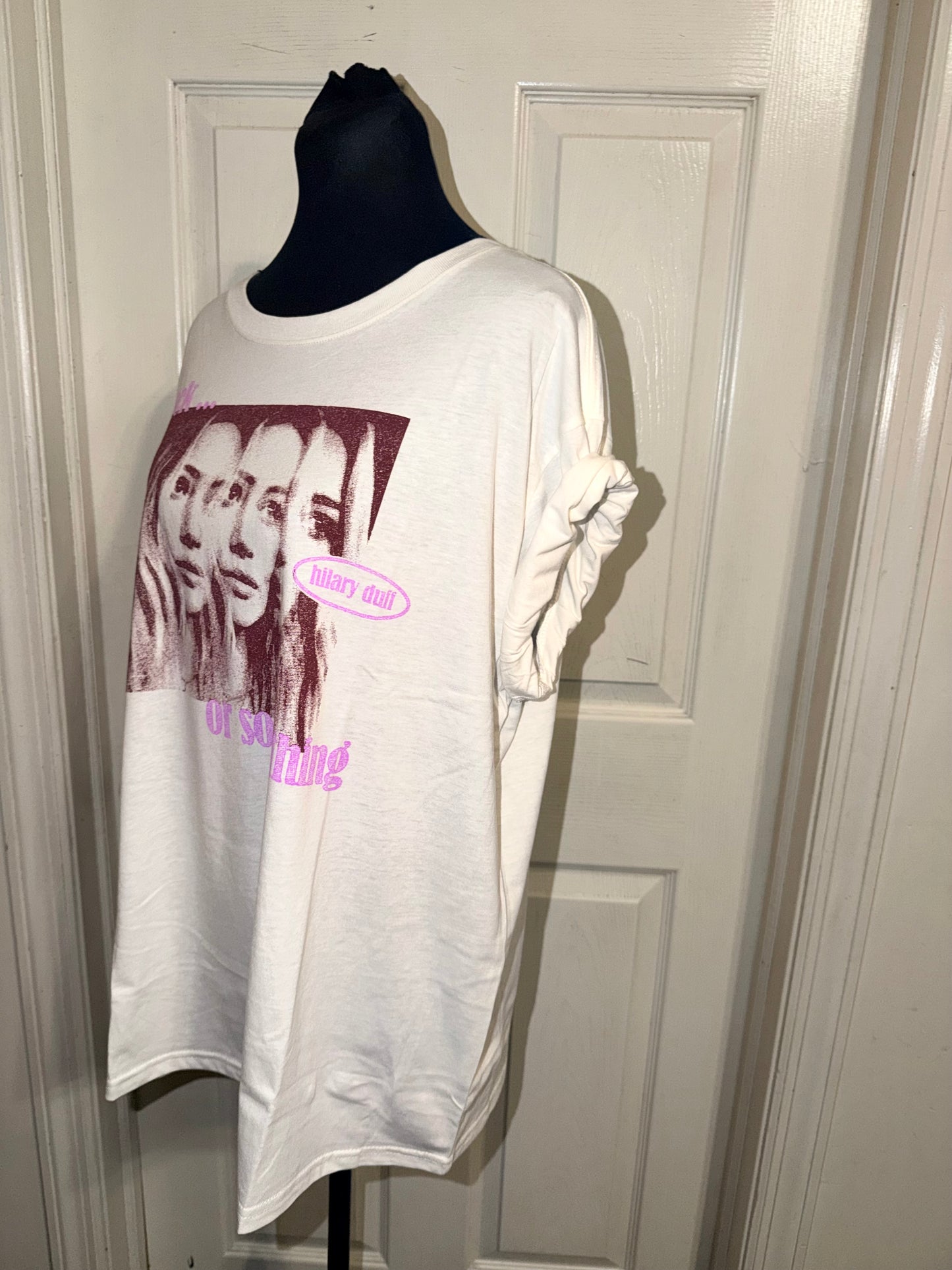 Hilary Duff Distressed Tee