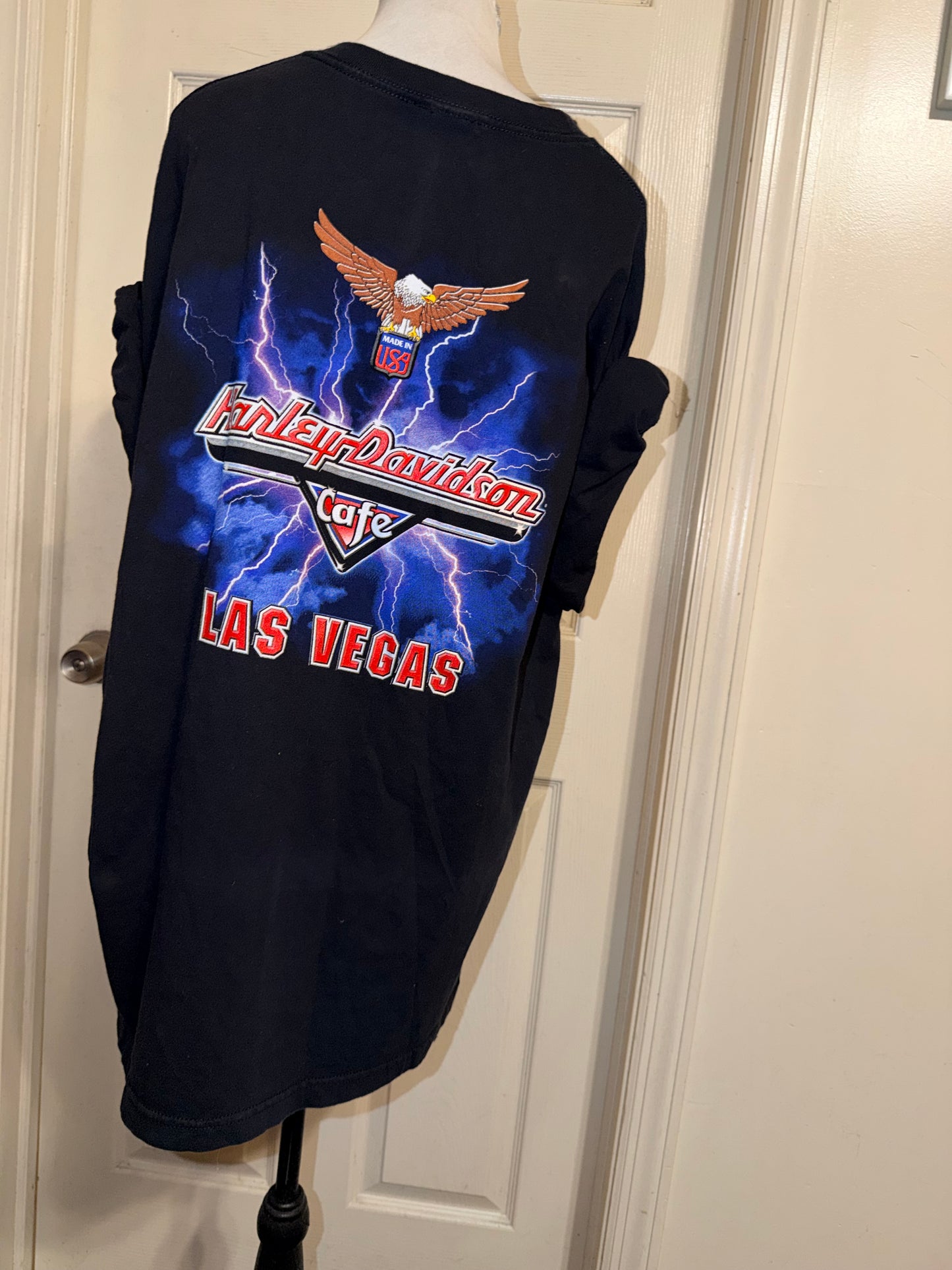 Harley Davidson Vintage Double Sided Oversized Tee