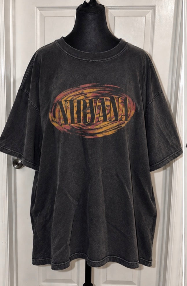 Nirvana Double Sided Oversized Tee