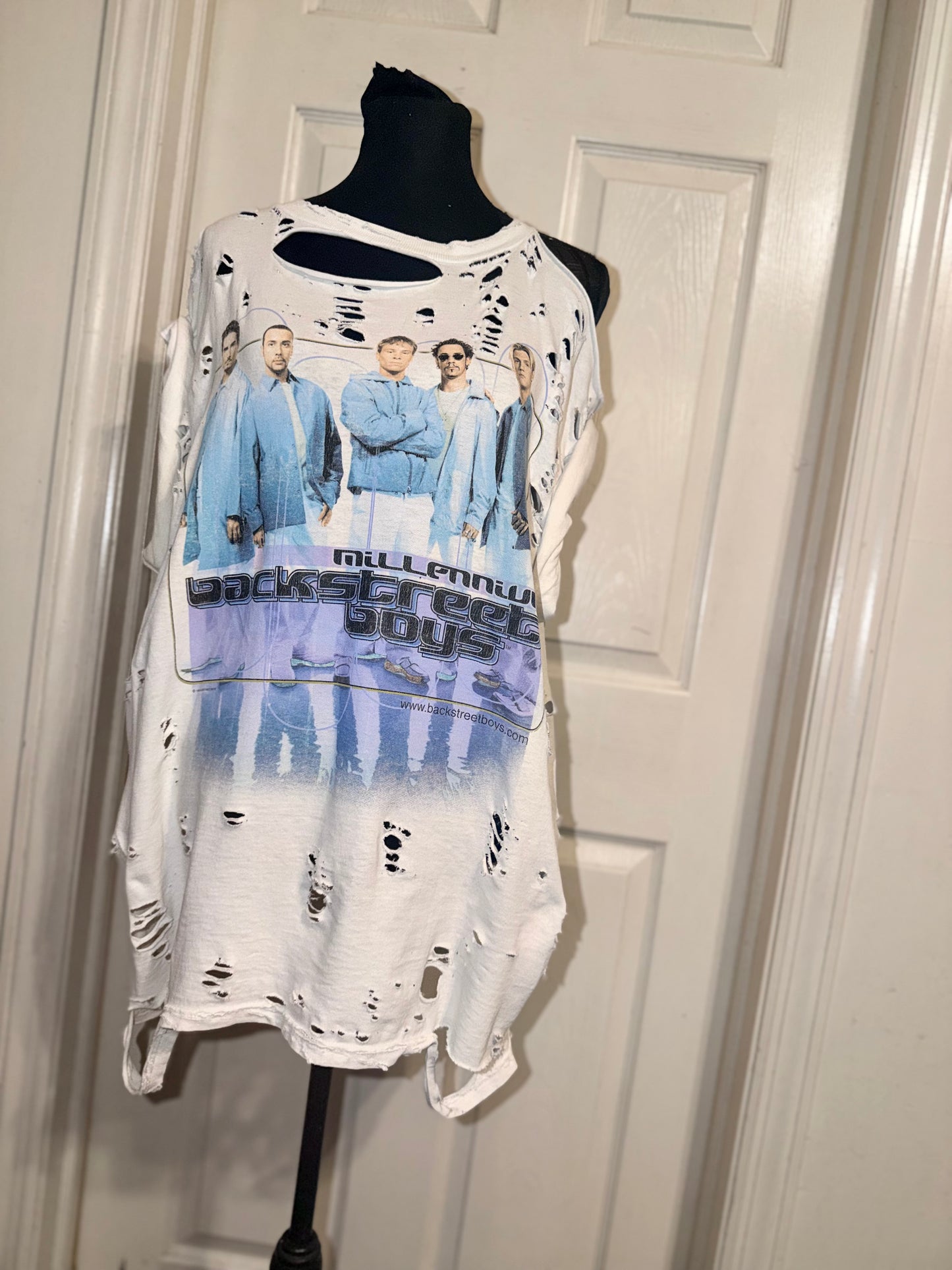 Backstreet Boys Vintage Double Sided Distressed Tee (as is)