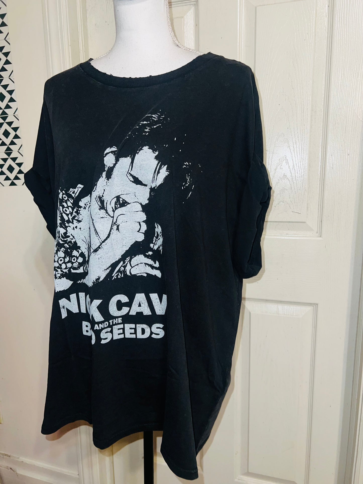 Nick Cave & The Bad Seeds Oversized Distressed Tee