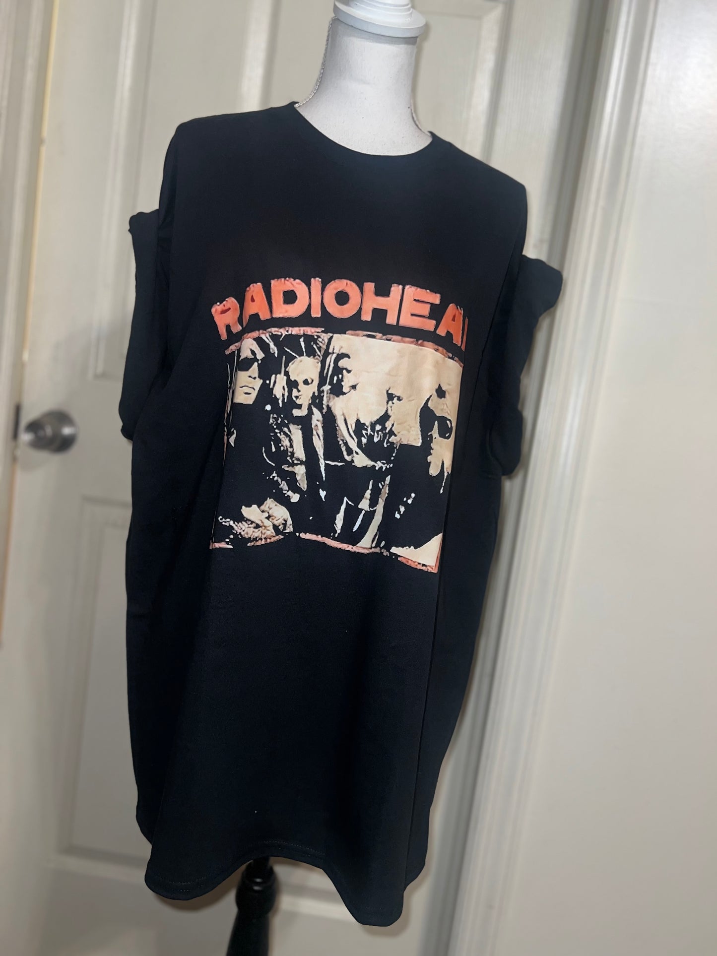 Radiohead Oversized Distressed Tee