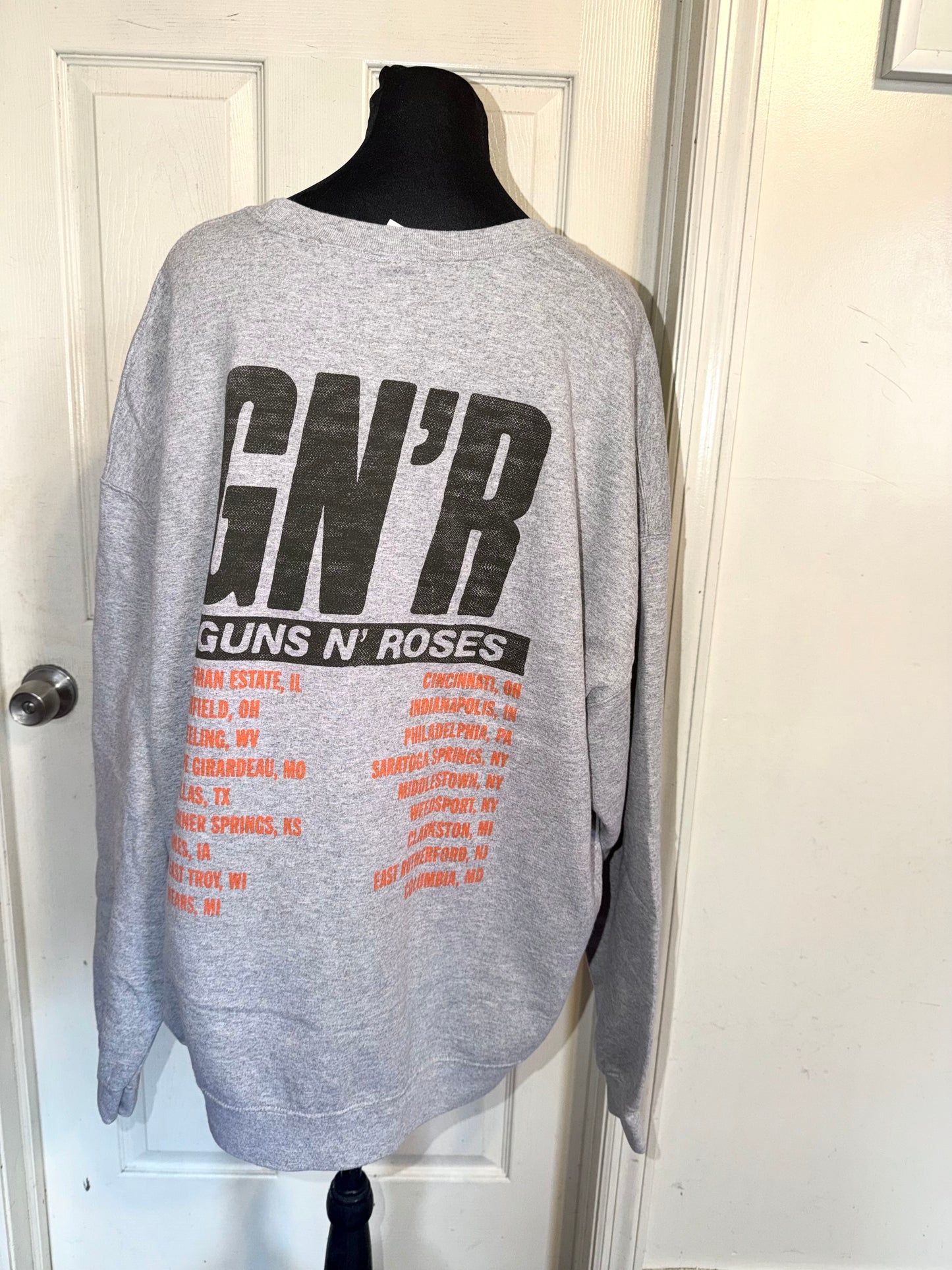 Guns N’ Roses Double Sided Oversized Sweatshirt