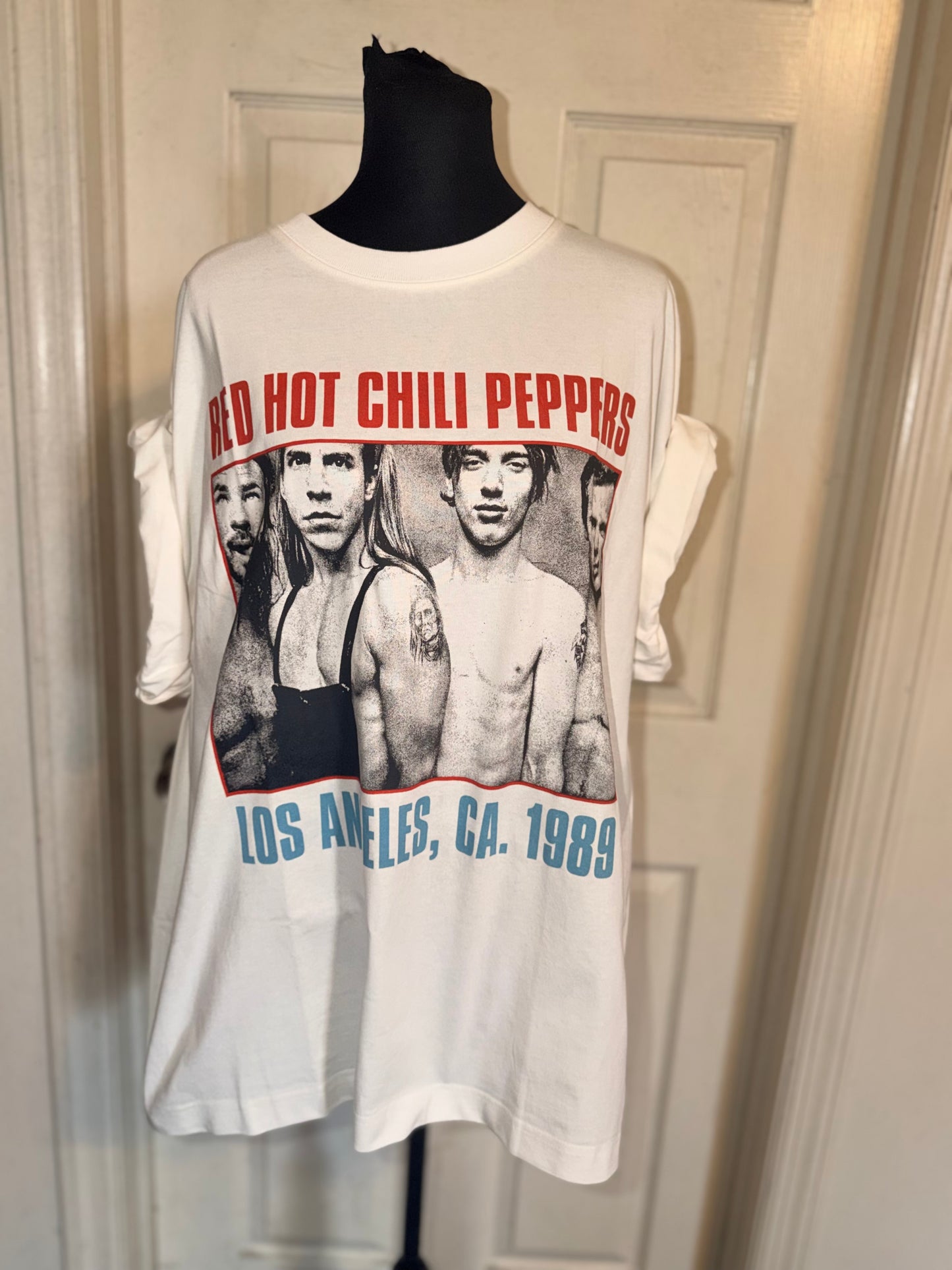 Red Hot Chili Peppers Oversized Distressed Tee