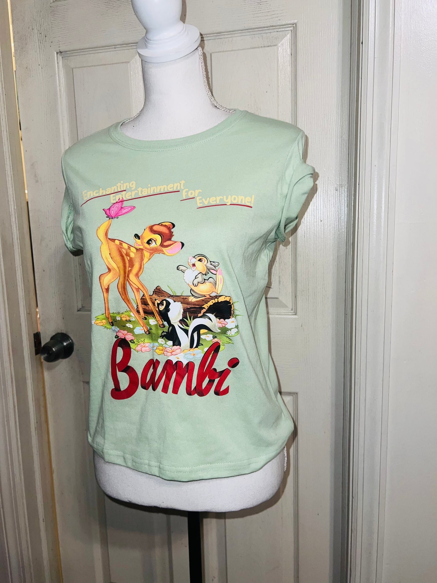 Bambi Distressed Baby Tee