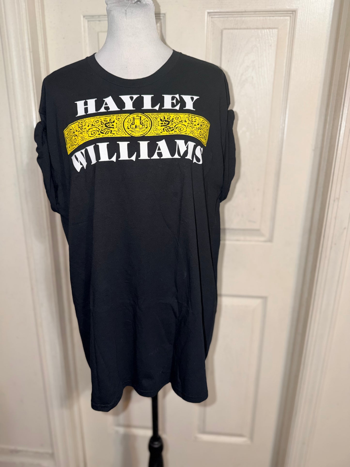 Hayley Williams Double Sided Oversized Distressed Tee