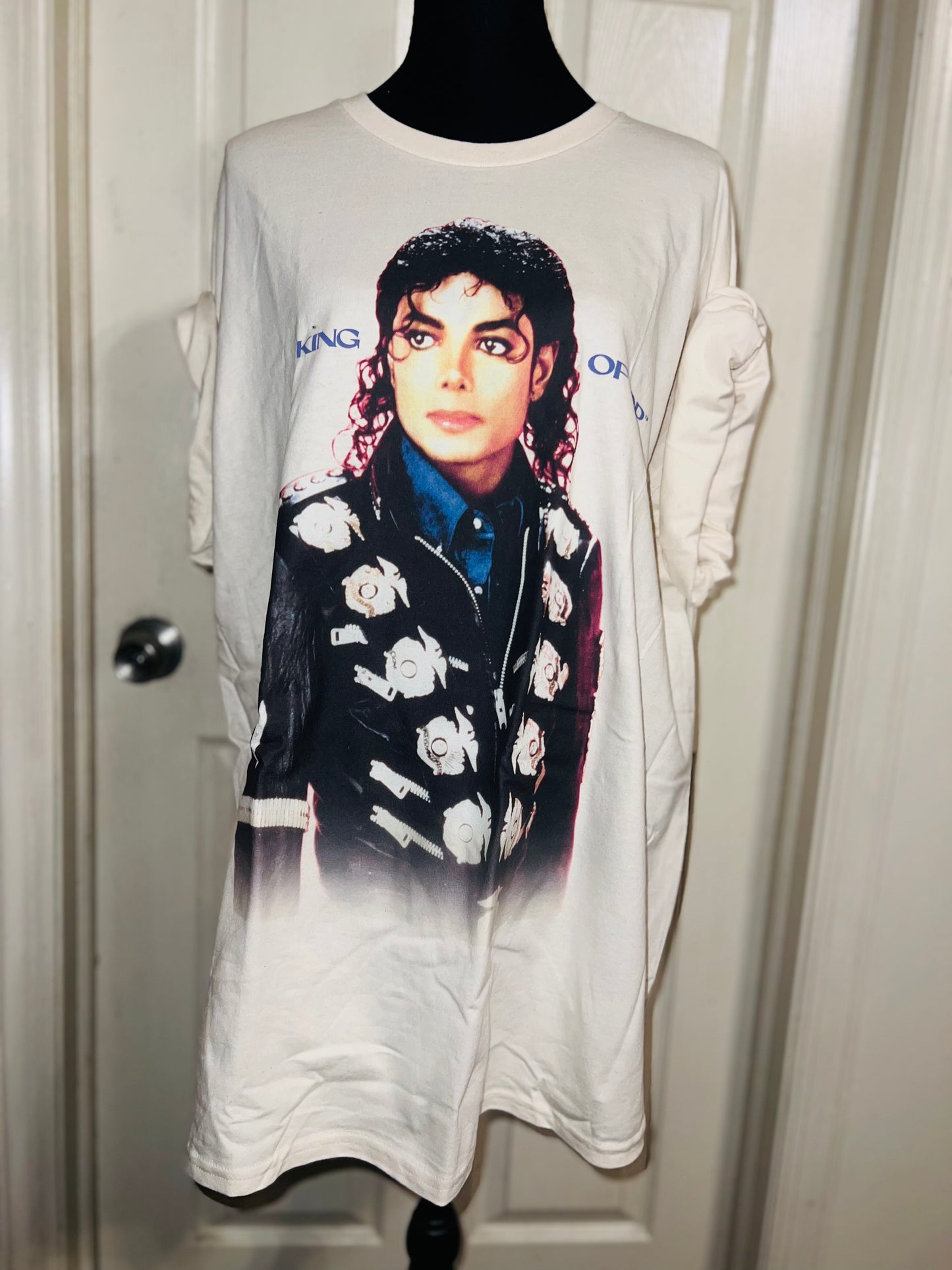 Michael Jackson Oversized Distressed Tee