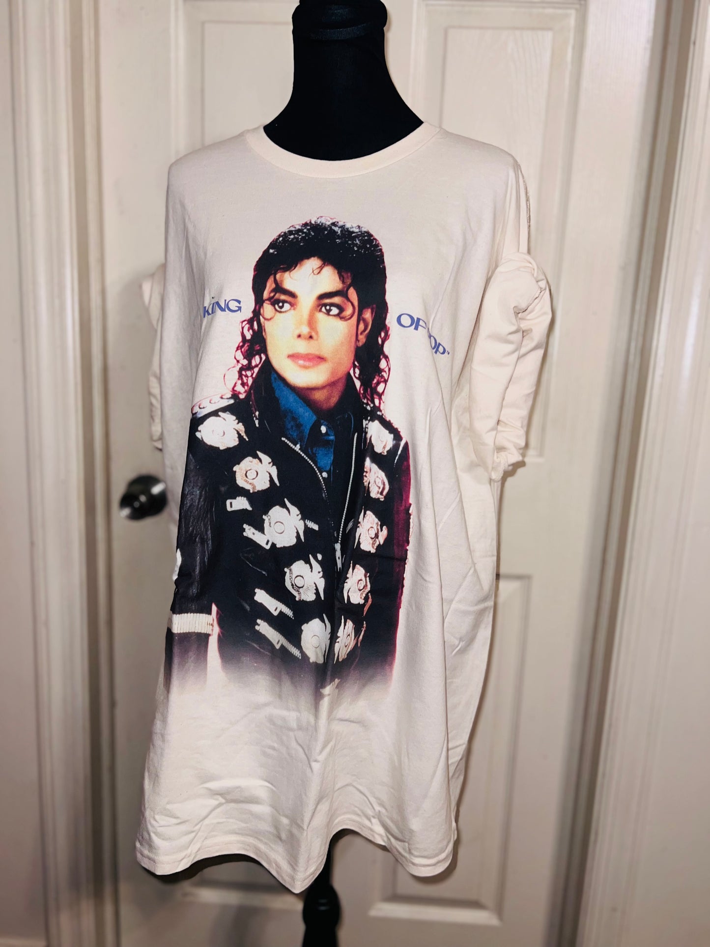 Michael Jackson Oversized Distressed Tee