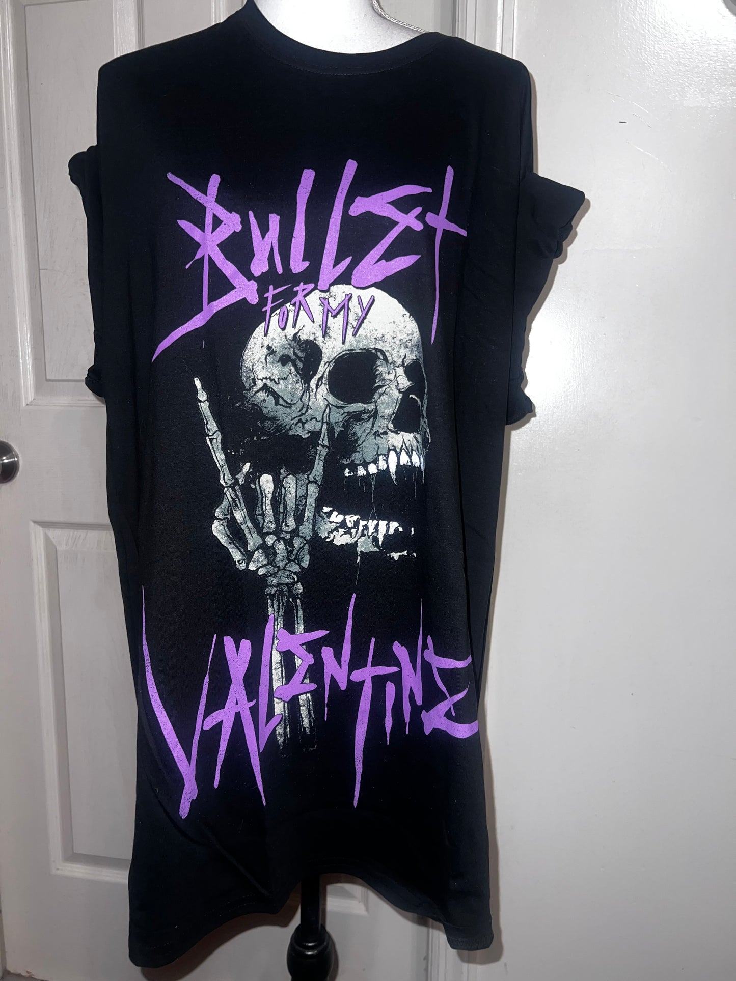 Bullet for my Valentine Oversized Distressed Tee