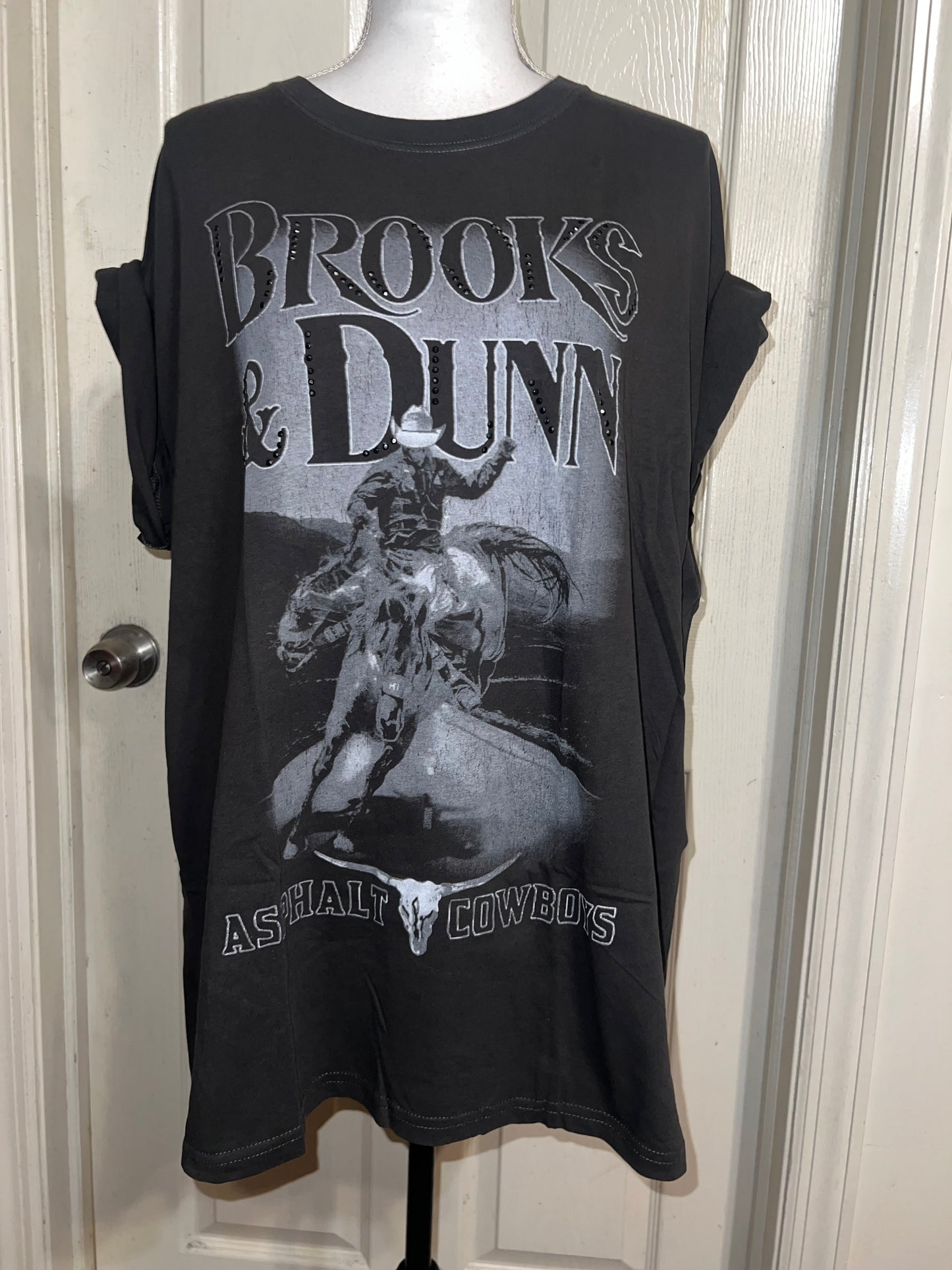 Brooks & Dunn Oversized Distressed Tee