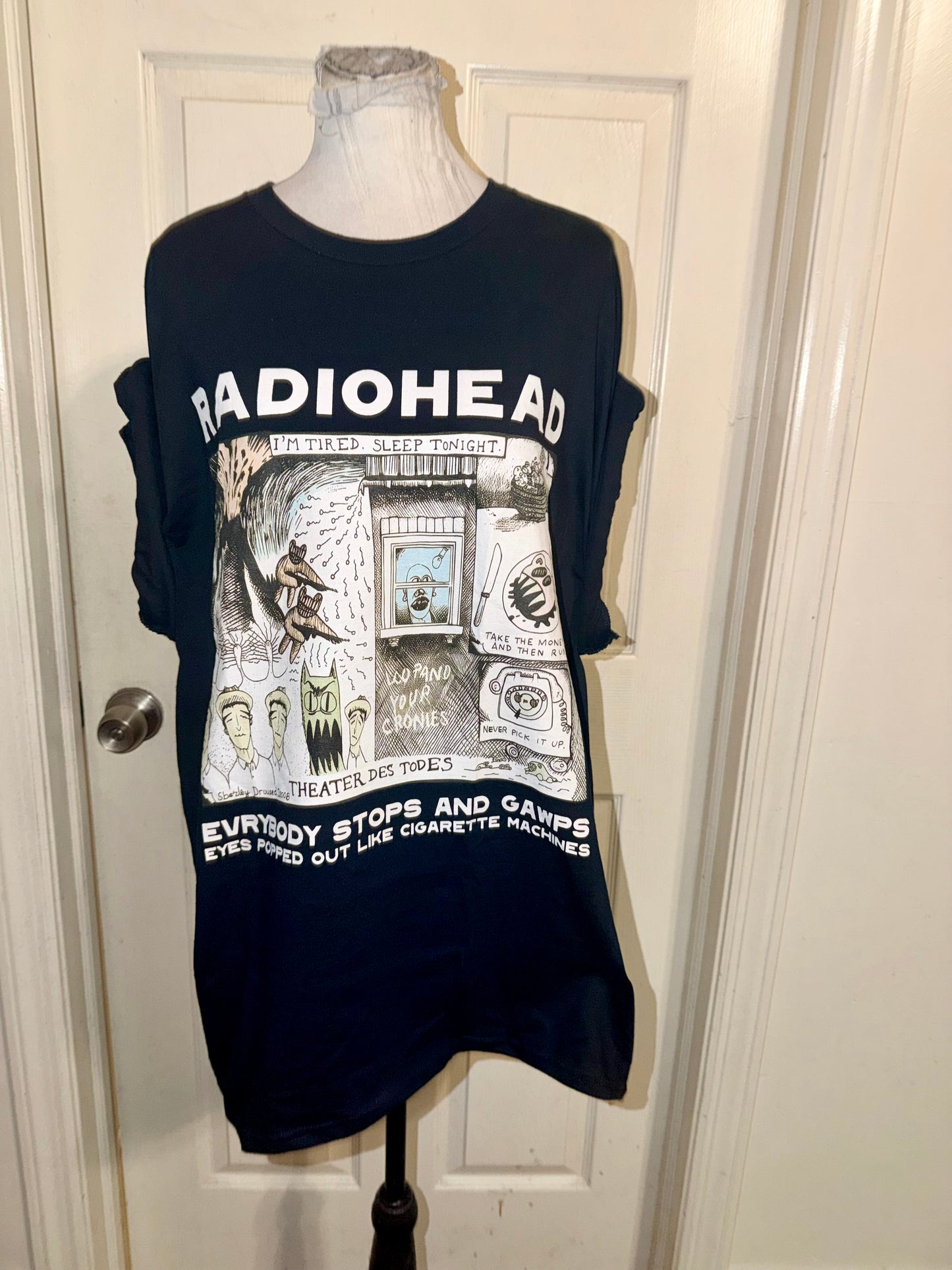 Radiohead Oversized Distressed Tee (Copy)