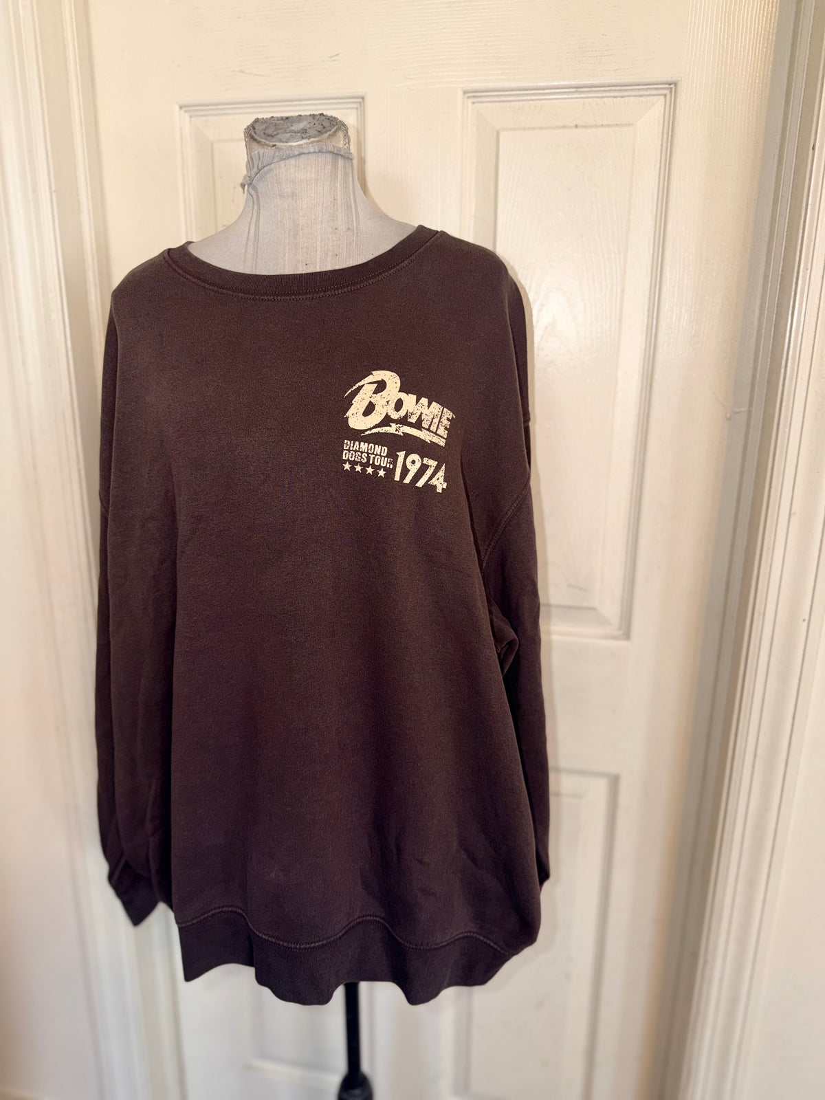 David Bowie Double Sided Oversized Sweatshirt