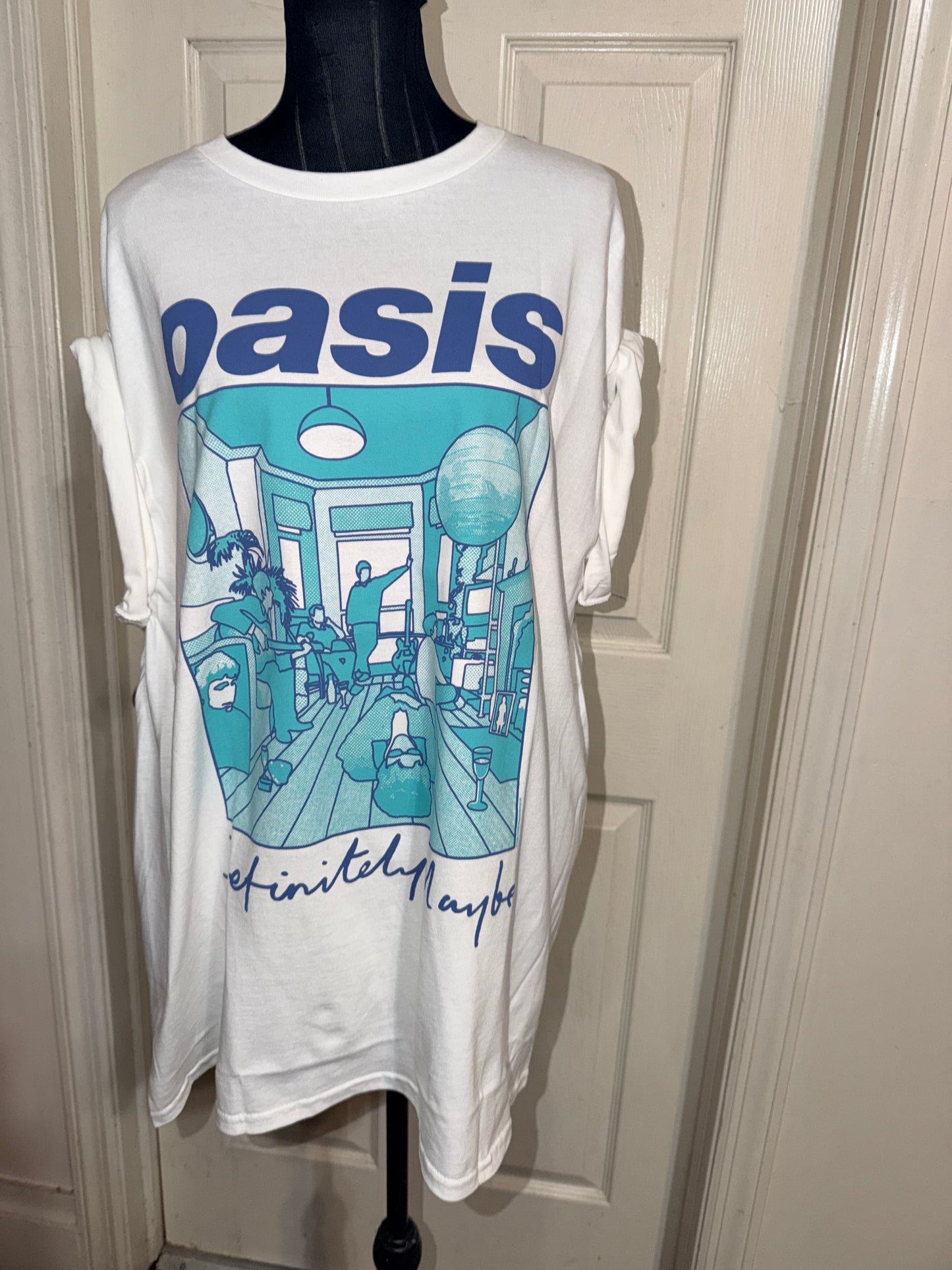 Oasis Oversized Distressed Tee