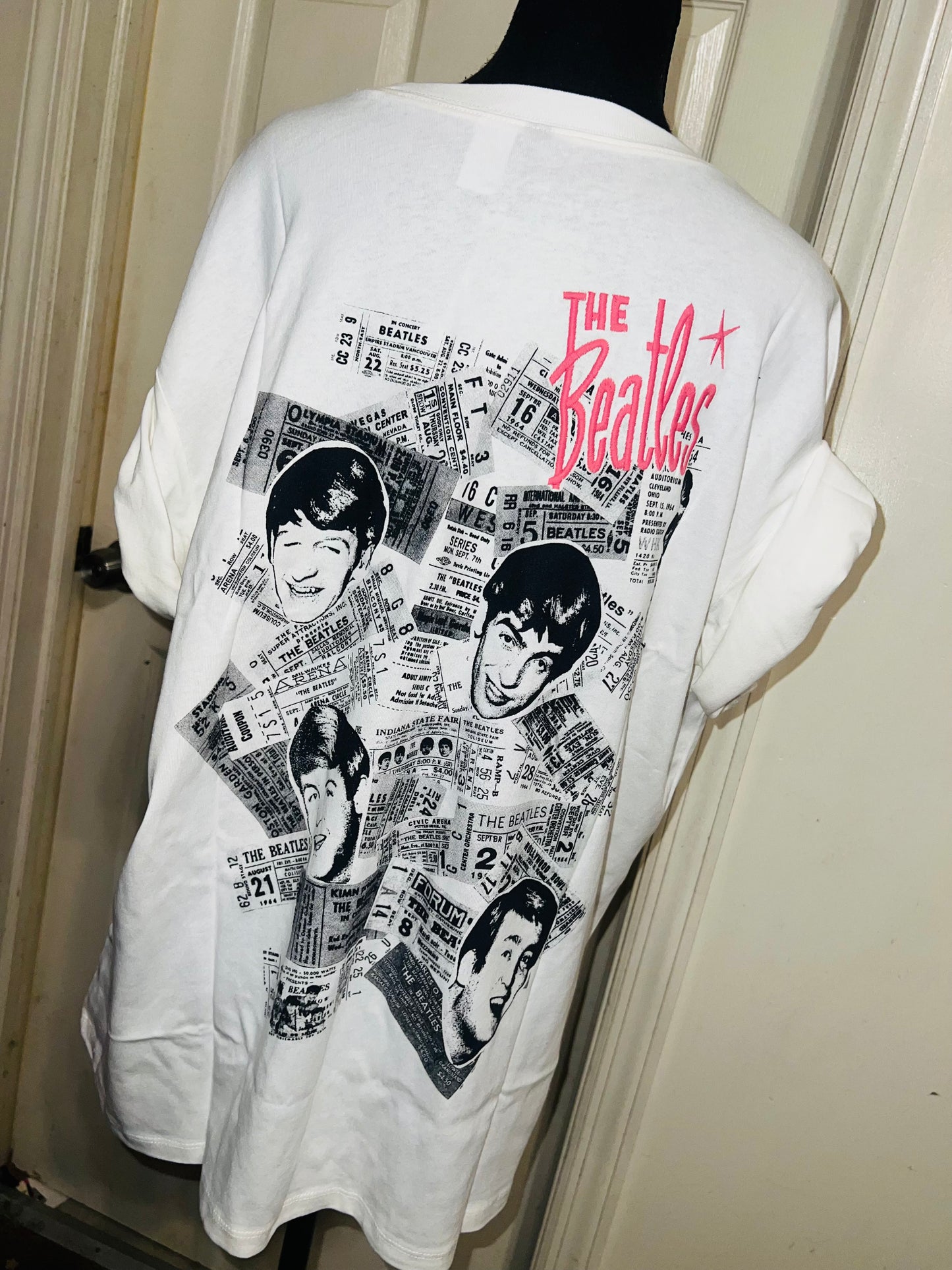 The Beatles Double Sided Oversized Tee