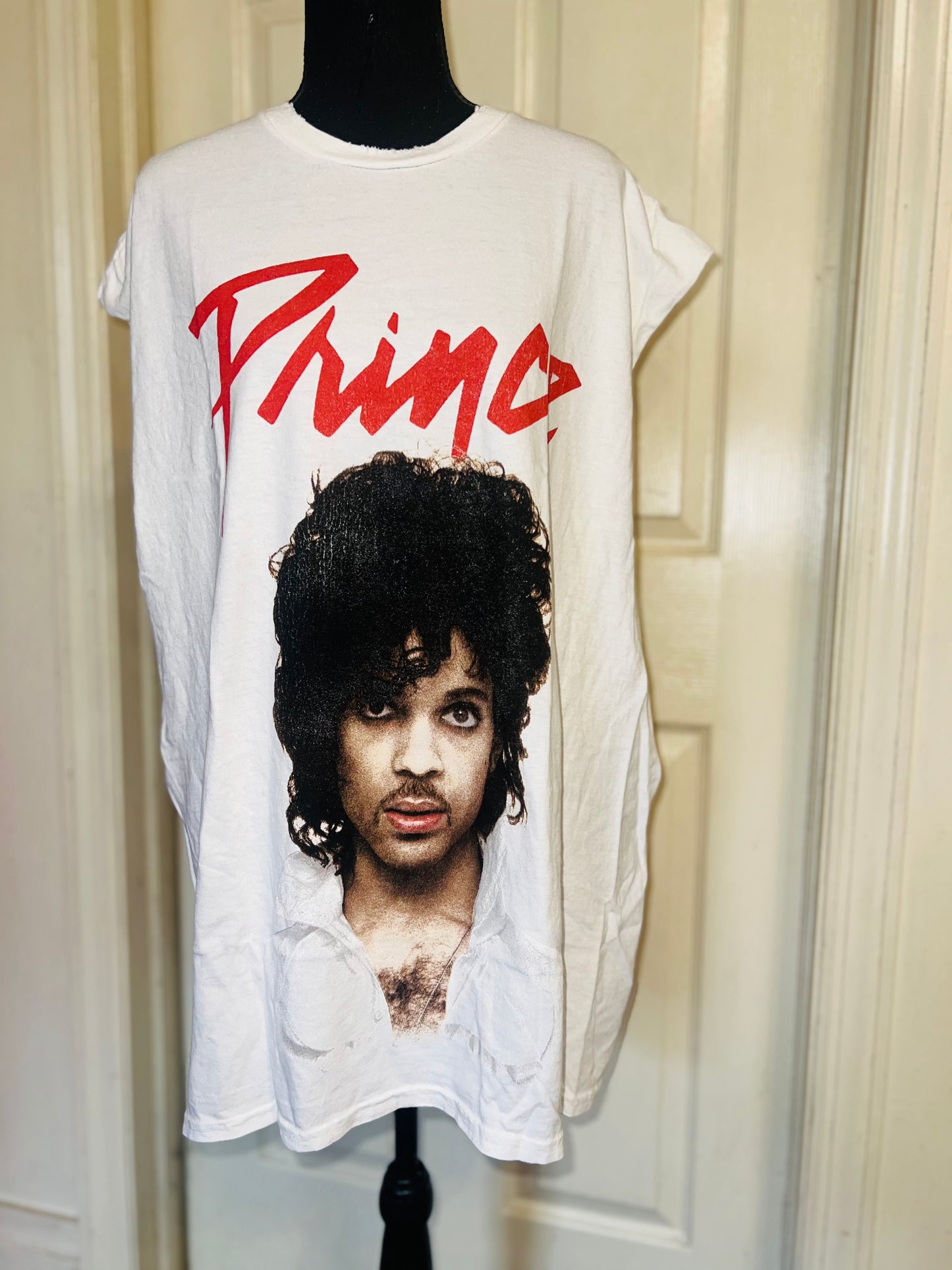 Prince Oversized Distressed Muscle Tee