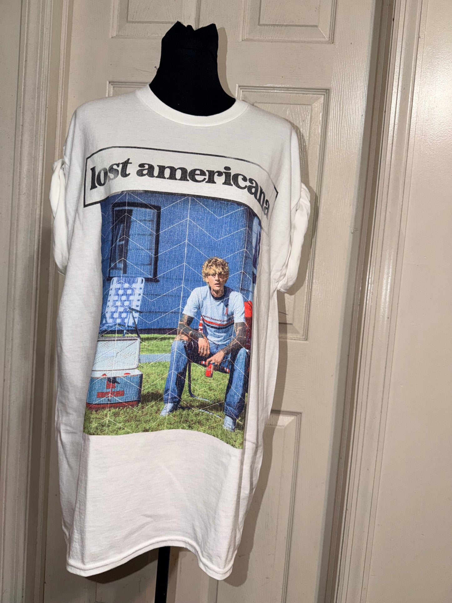 Machine Gun Kelly Oversized Distressed Tee